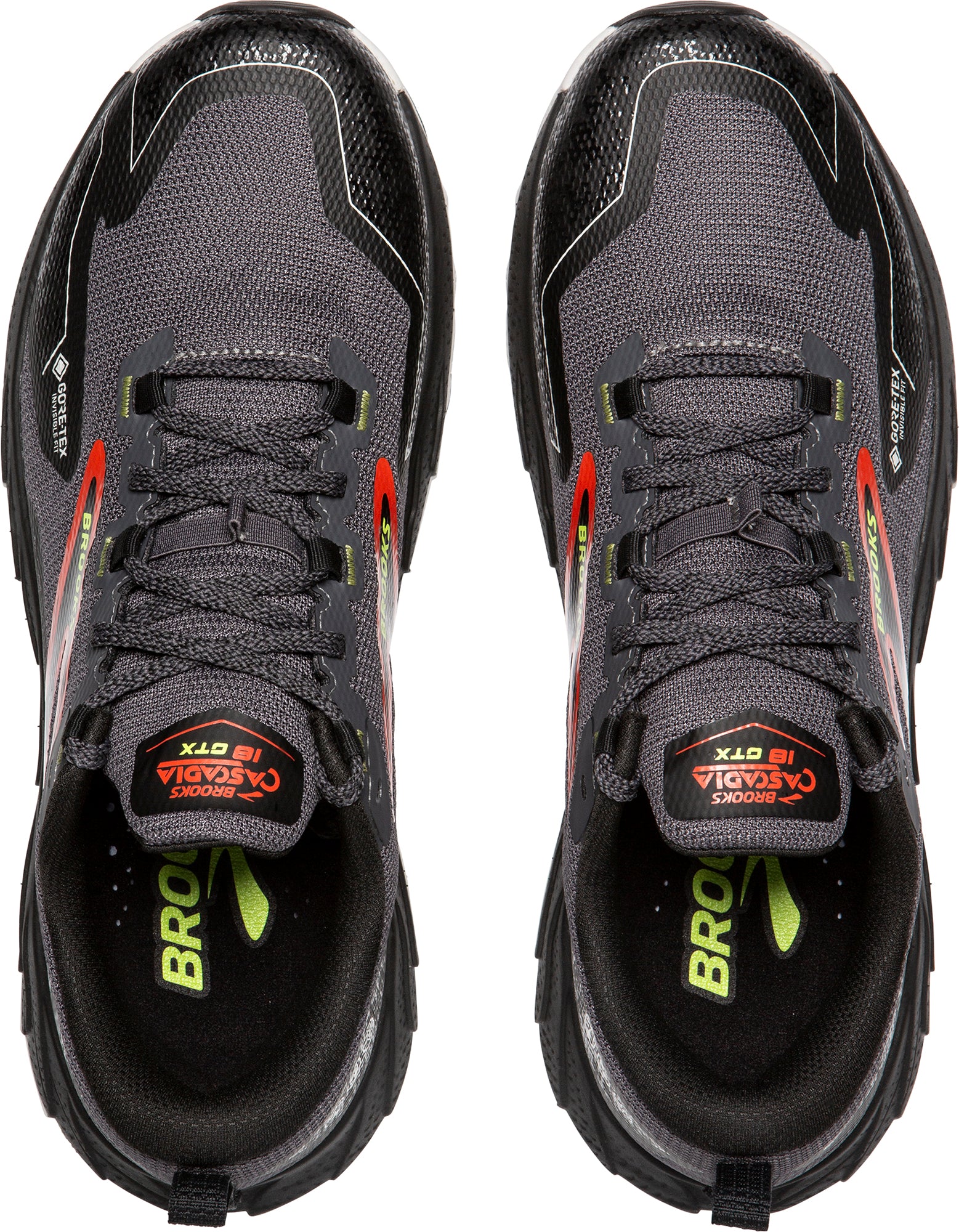 Brooks Cascadia 18 GORE-TEX Mens Trail Running Shoes - Grey - Image 4