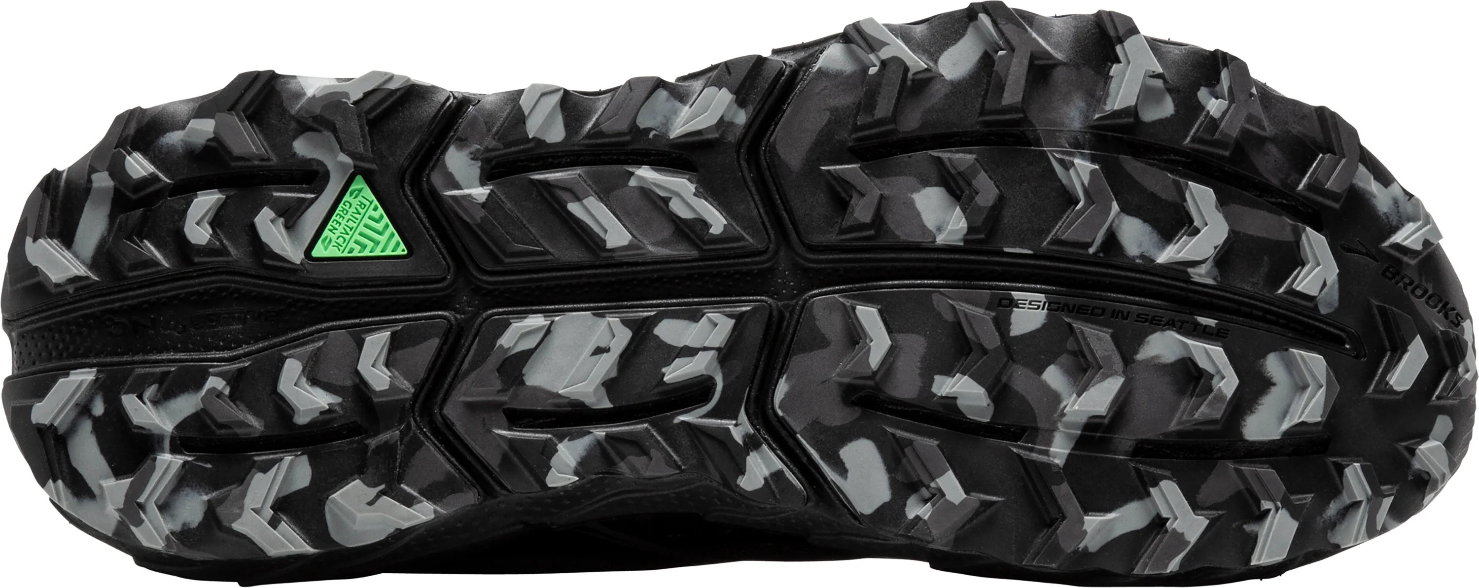 Brooks Cascadia 18 Mens Trail Running Shoes - Black - Image 2