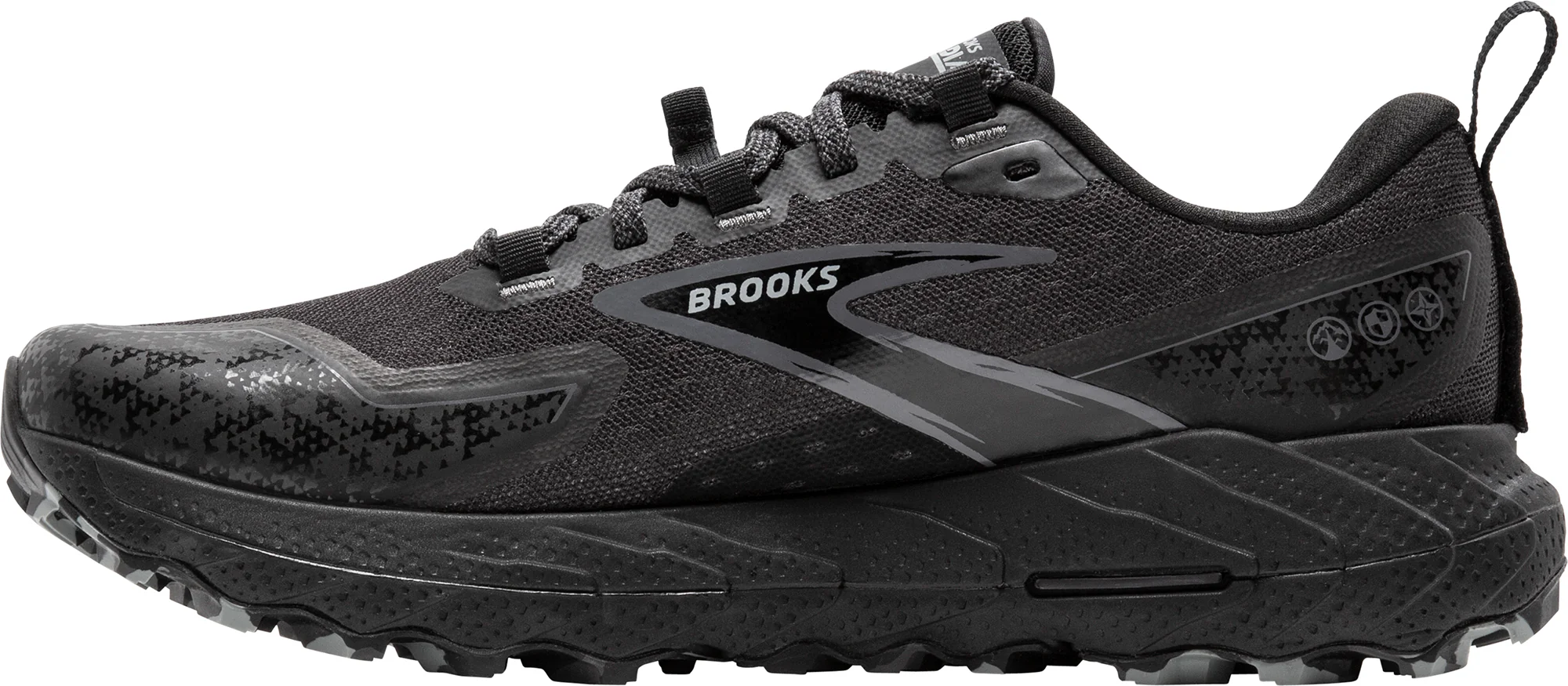 Brooks Cascadia 18 Mens Trail Running Shoes - Black - Image 3