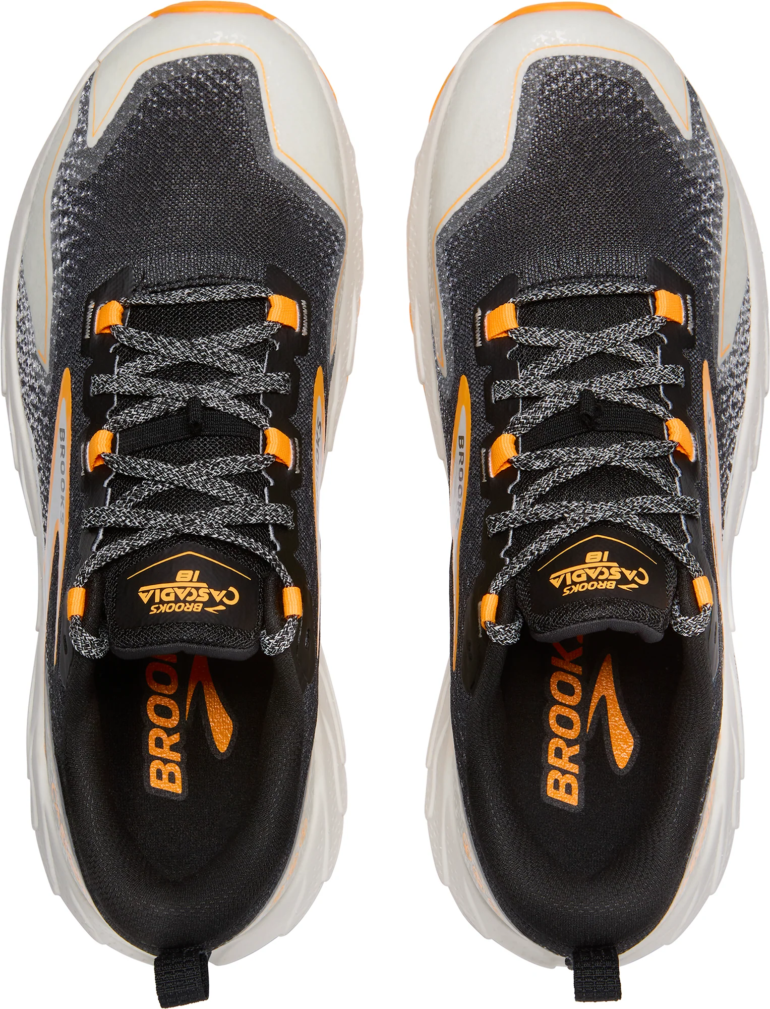 Brooks Cascadia 18 Mens Trail Running Shoes - Black - Image 4