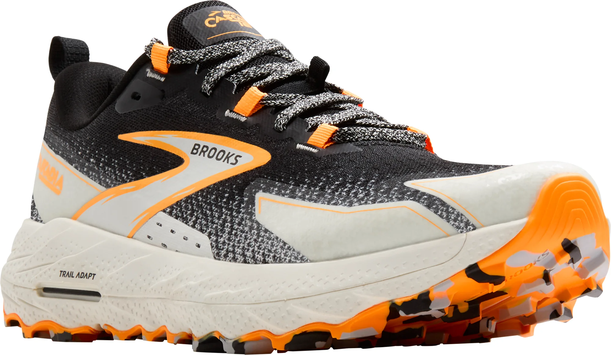 Brooks Cascadia 18 Mens Trail Running Shoes - Black - Image 6