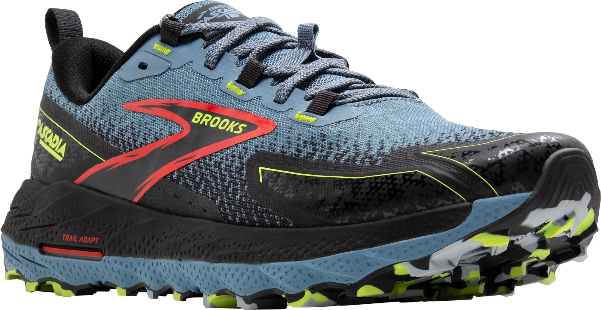 Brooks Cascadia 18 Mens Trail Running Shoes - Blue - Image 6