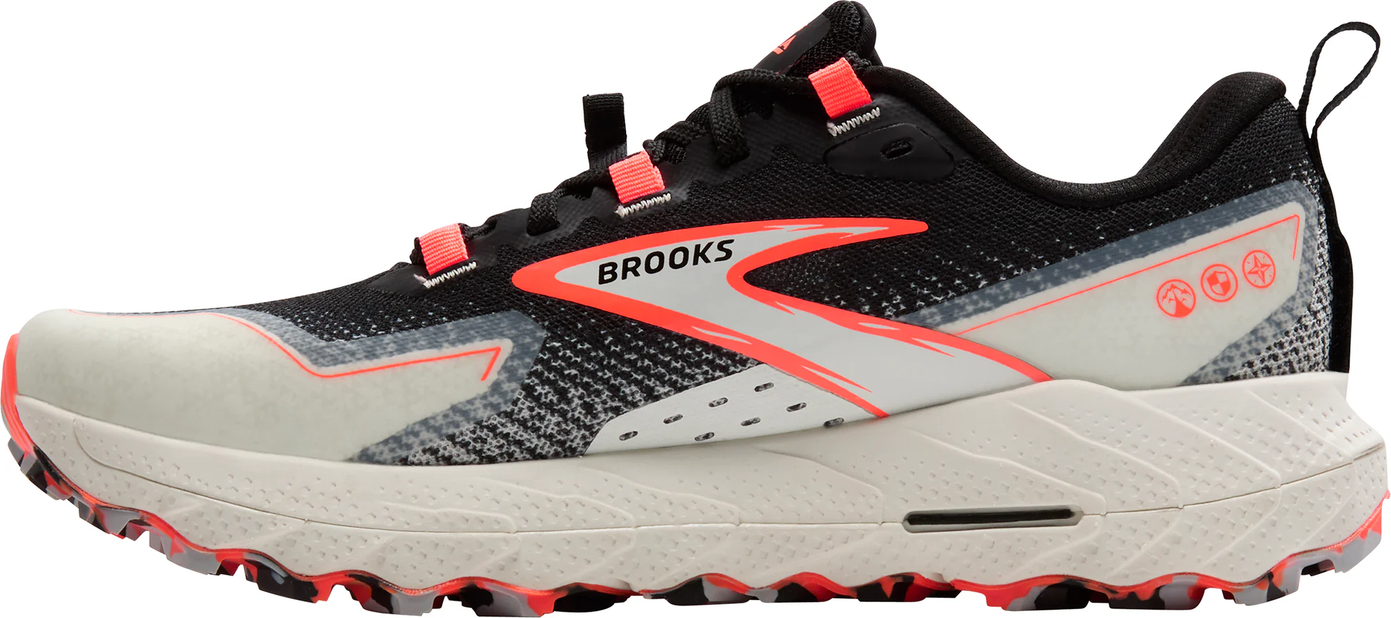 Brooks Cascadia 18 Womens Trail Running Shoes - Black - Image 3