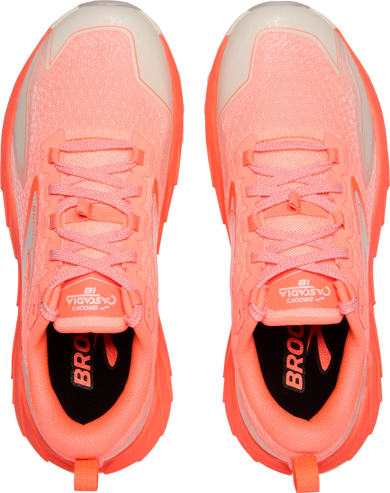 Brooks Cascadia 18 Womens Trail Running Shoes - Orange - Image 4