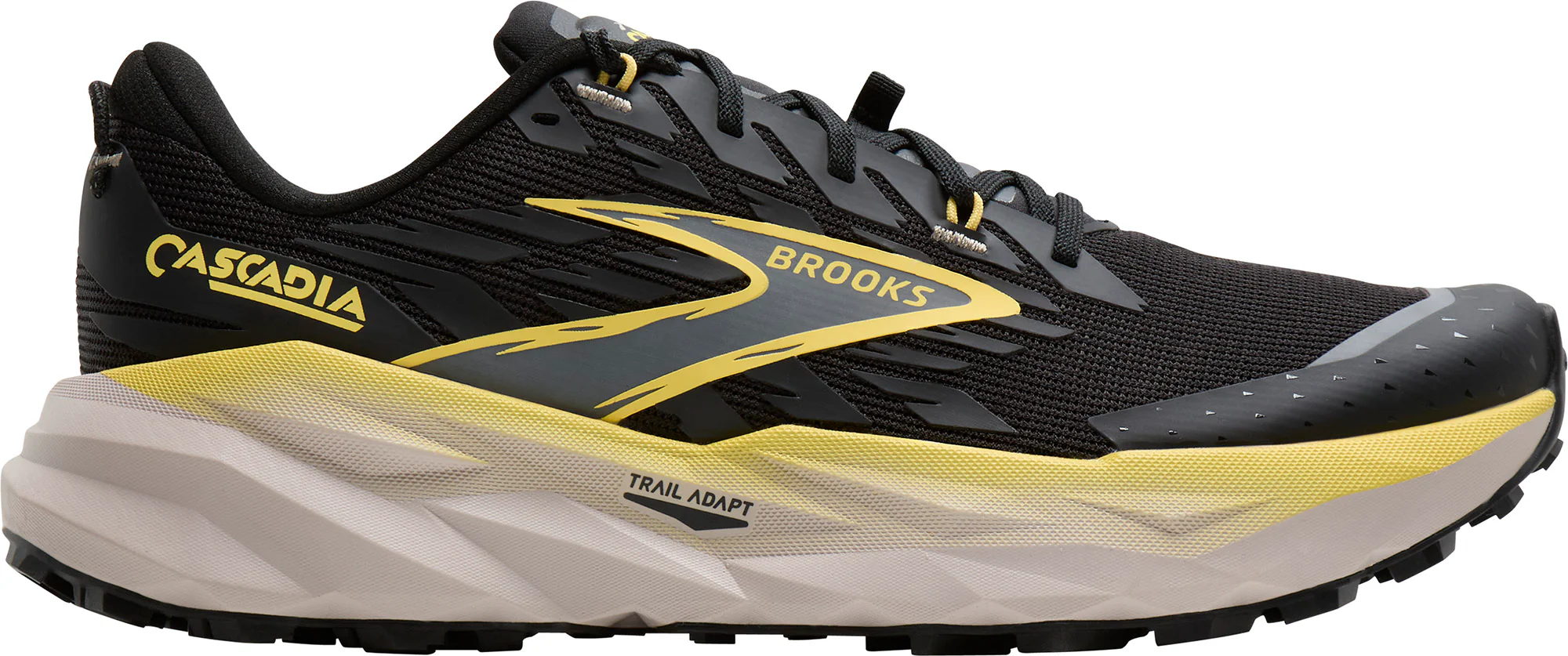 Brooks Cascadia 19 Mens Trail Running Shoes - Black