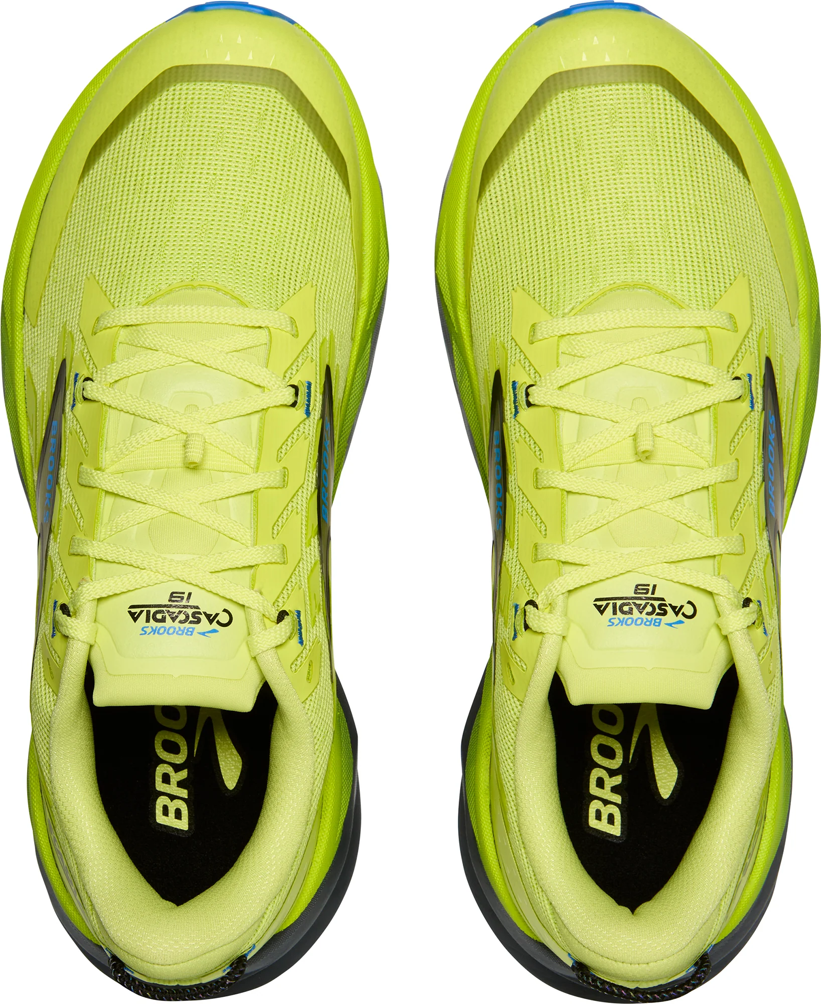 Brooks Cascadia 19 Mens Trail Running Shoes - Green - Image 4