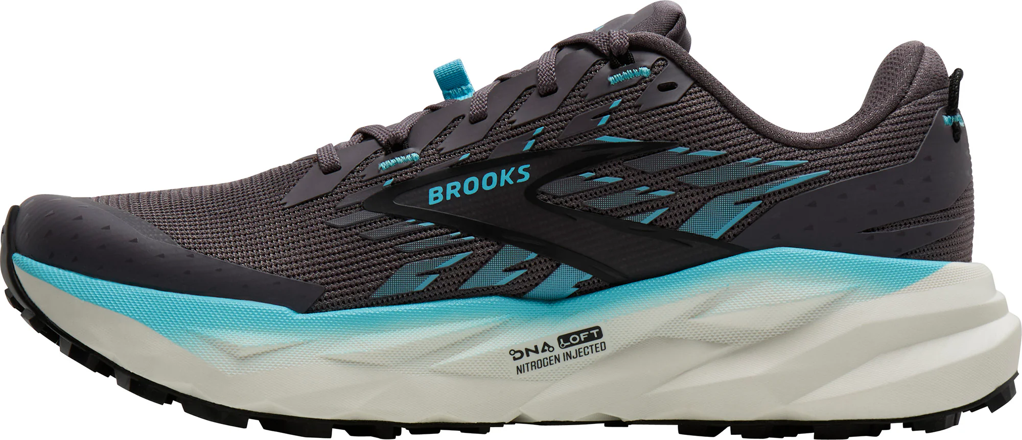 Brooks Cascadia 19 Womens Trail Running Shoes - Grey - Image 3