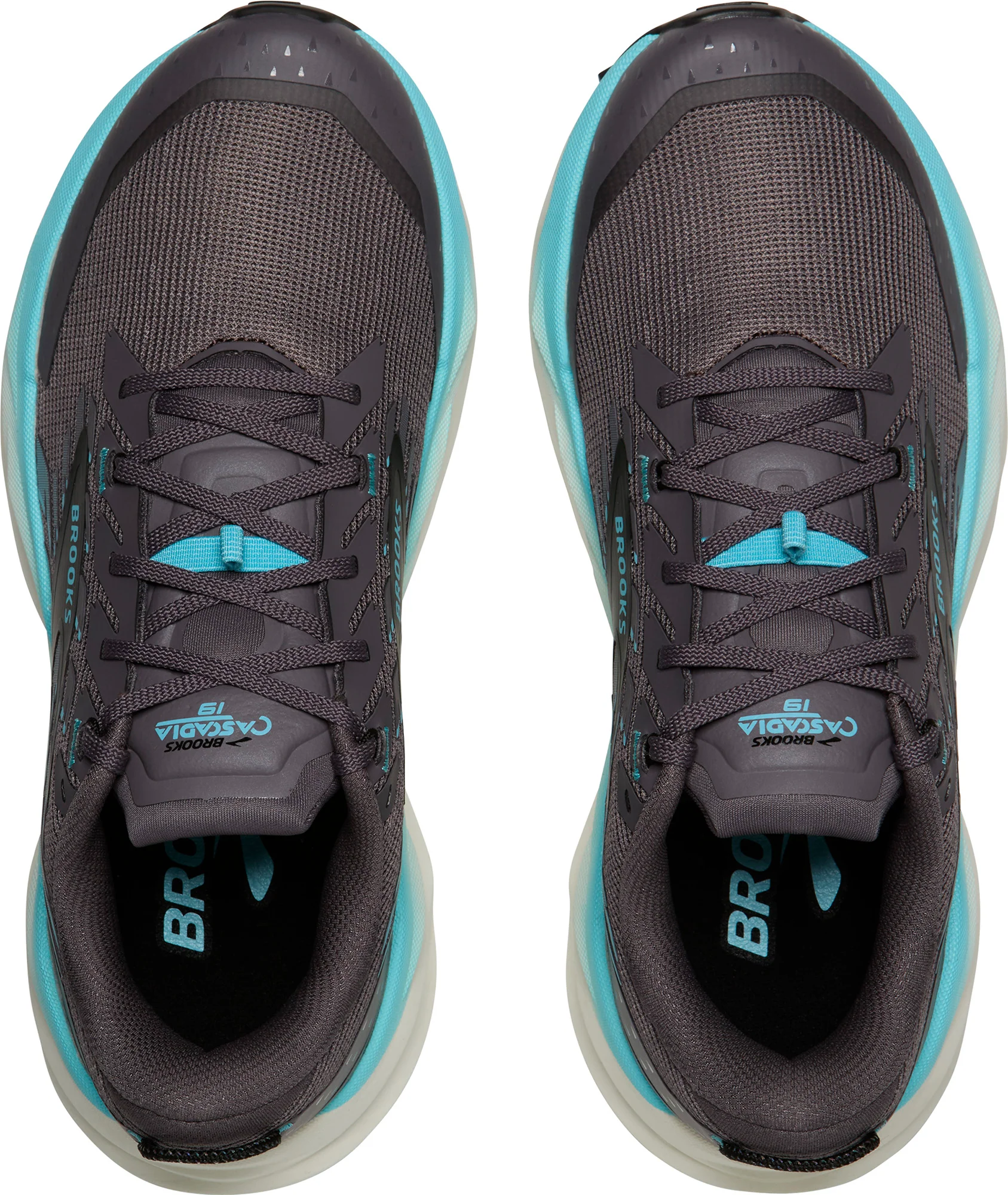 Brooks Cascadia 19 Womens Trail Running Shoes - Grey - Image 4