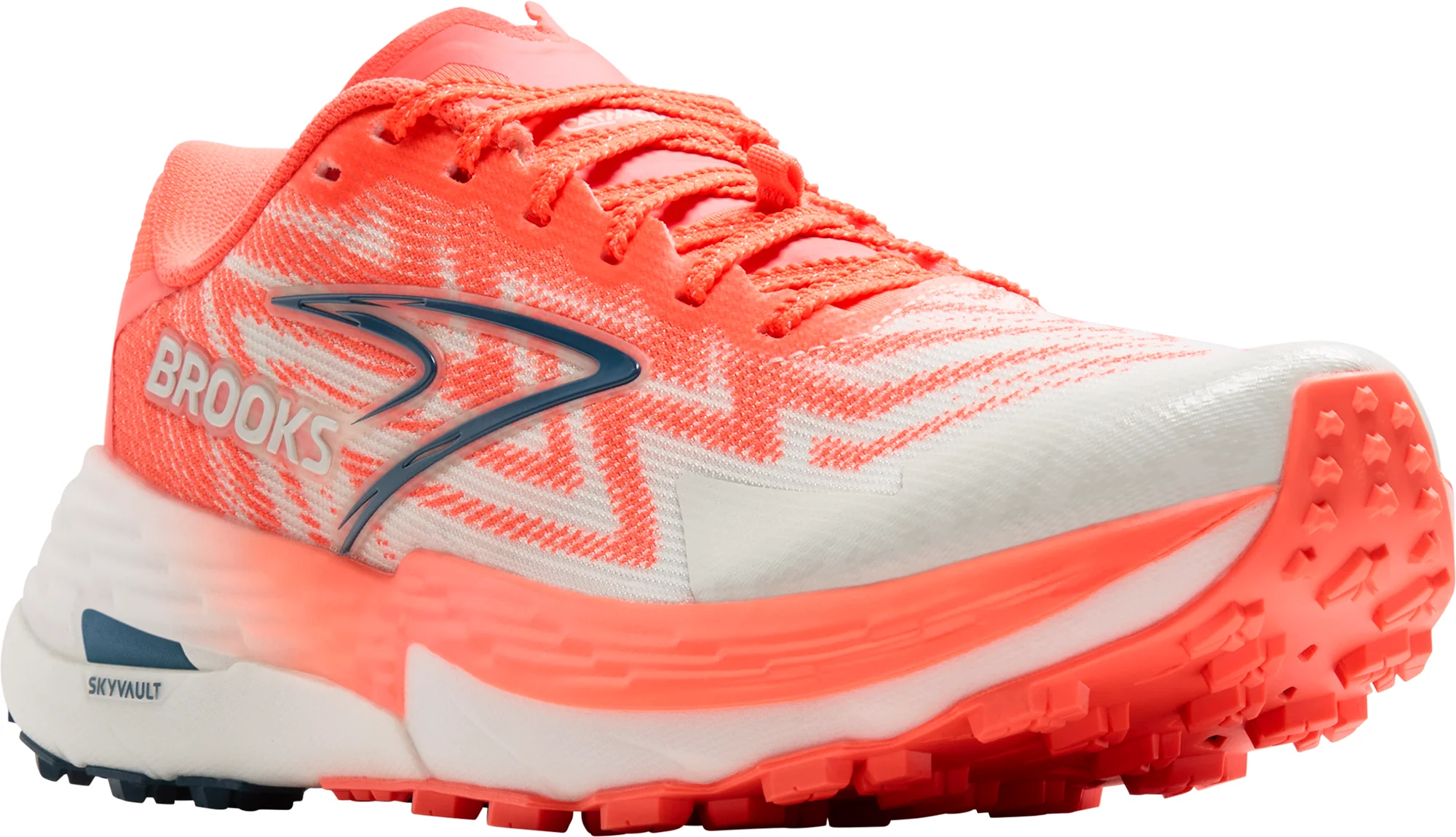 Brooks Catamount 4 Womens Trail Running Shoes - Orange - Image 6