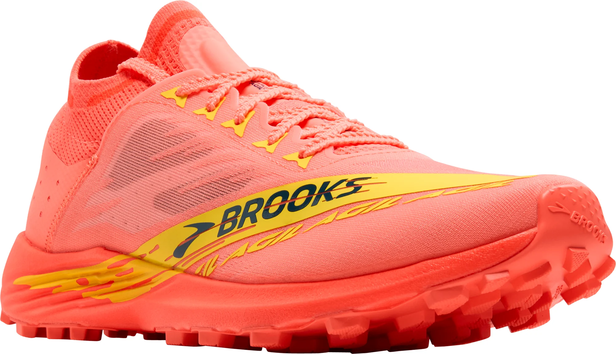 Brooks Catamount Agil Trail Running Shoes - Orange - Image 6