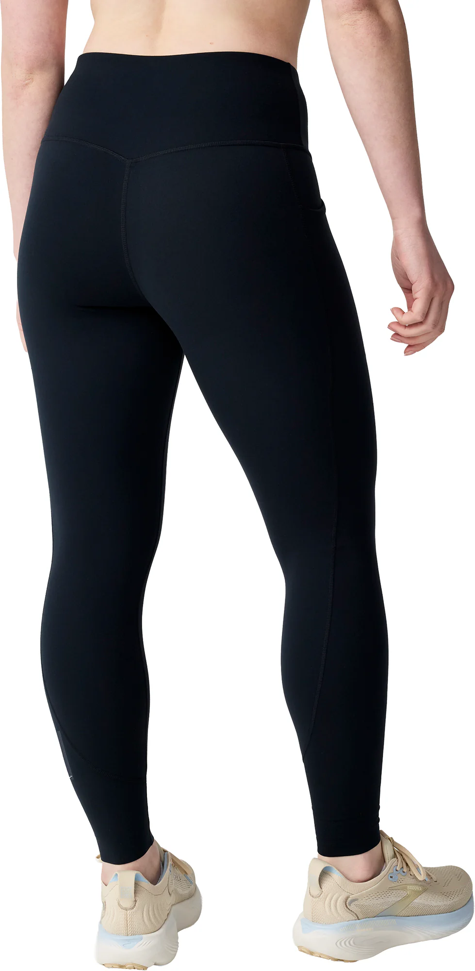 Brooks Chaser Womens 7/8 Running Tights - Black - Image 2