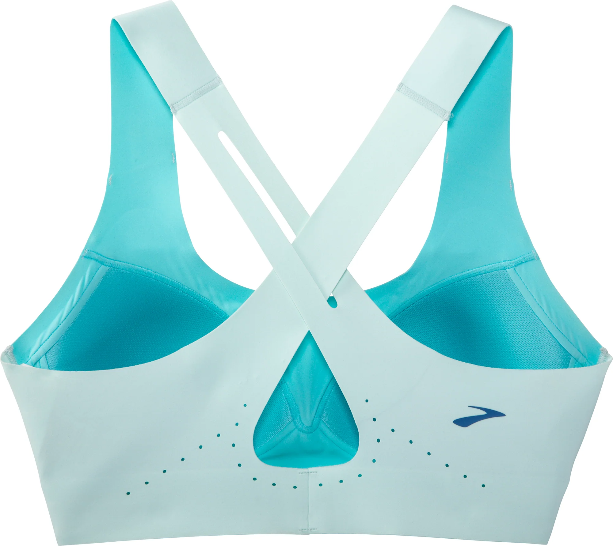Brooks Dare Crossback 2.0 Womens Sports Bra - Blue - Image 7