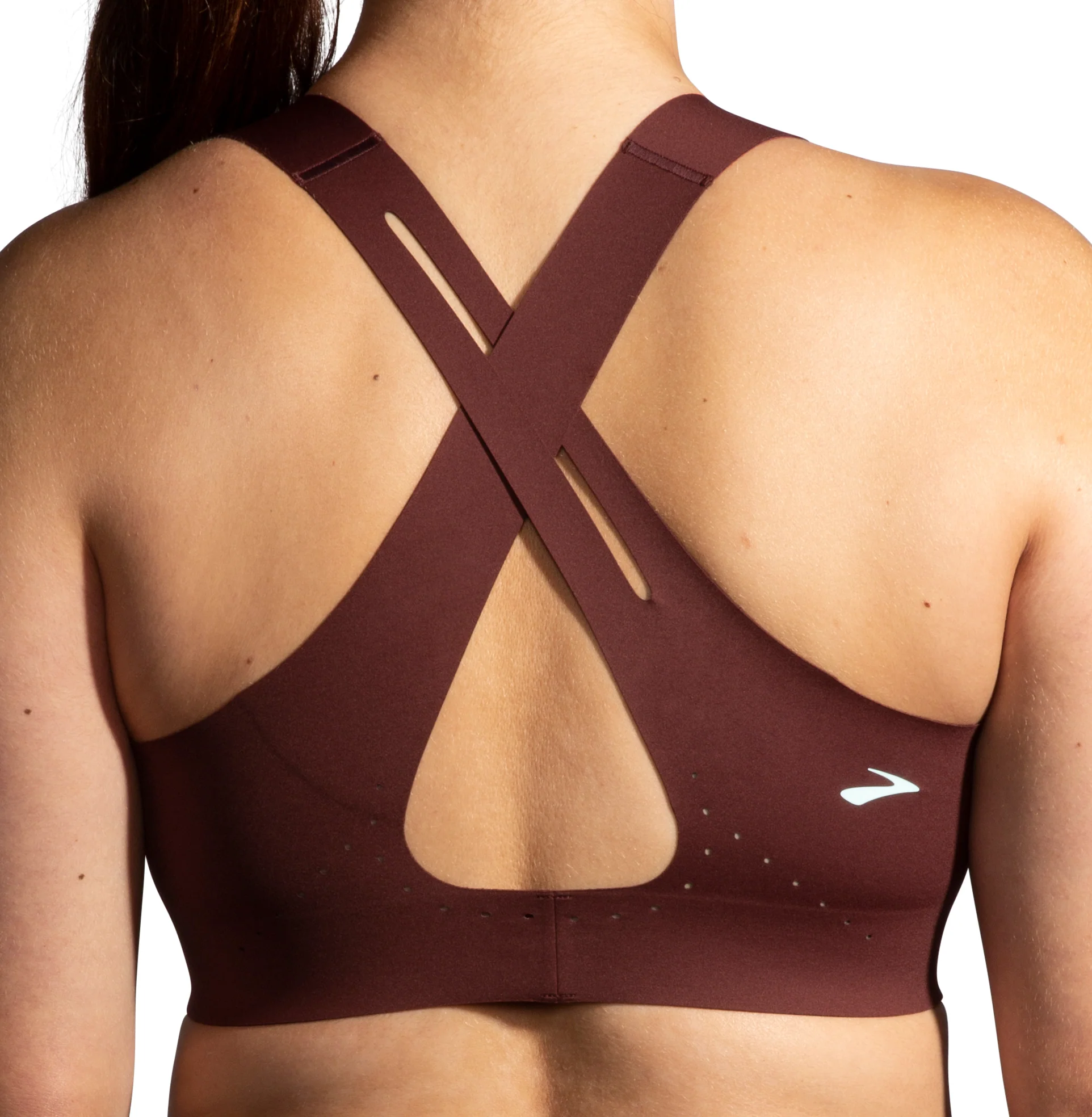 Brooks Dare Crossback 2.0 Womens Sports Bra - Red - Image 2