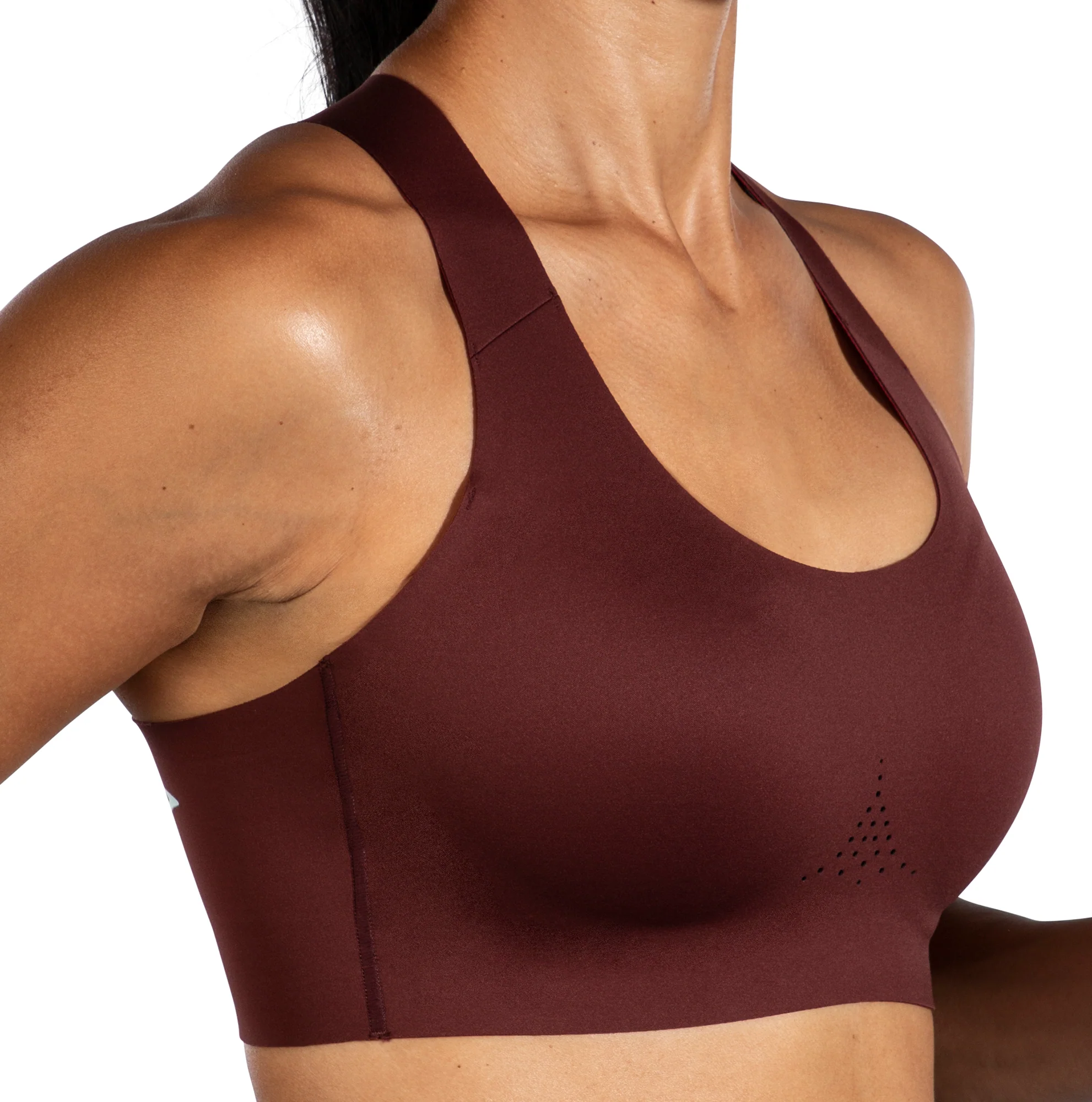 Brooks Dare Crossback 2.0 Womens Sports Bra - Red - Image 3