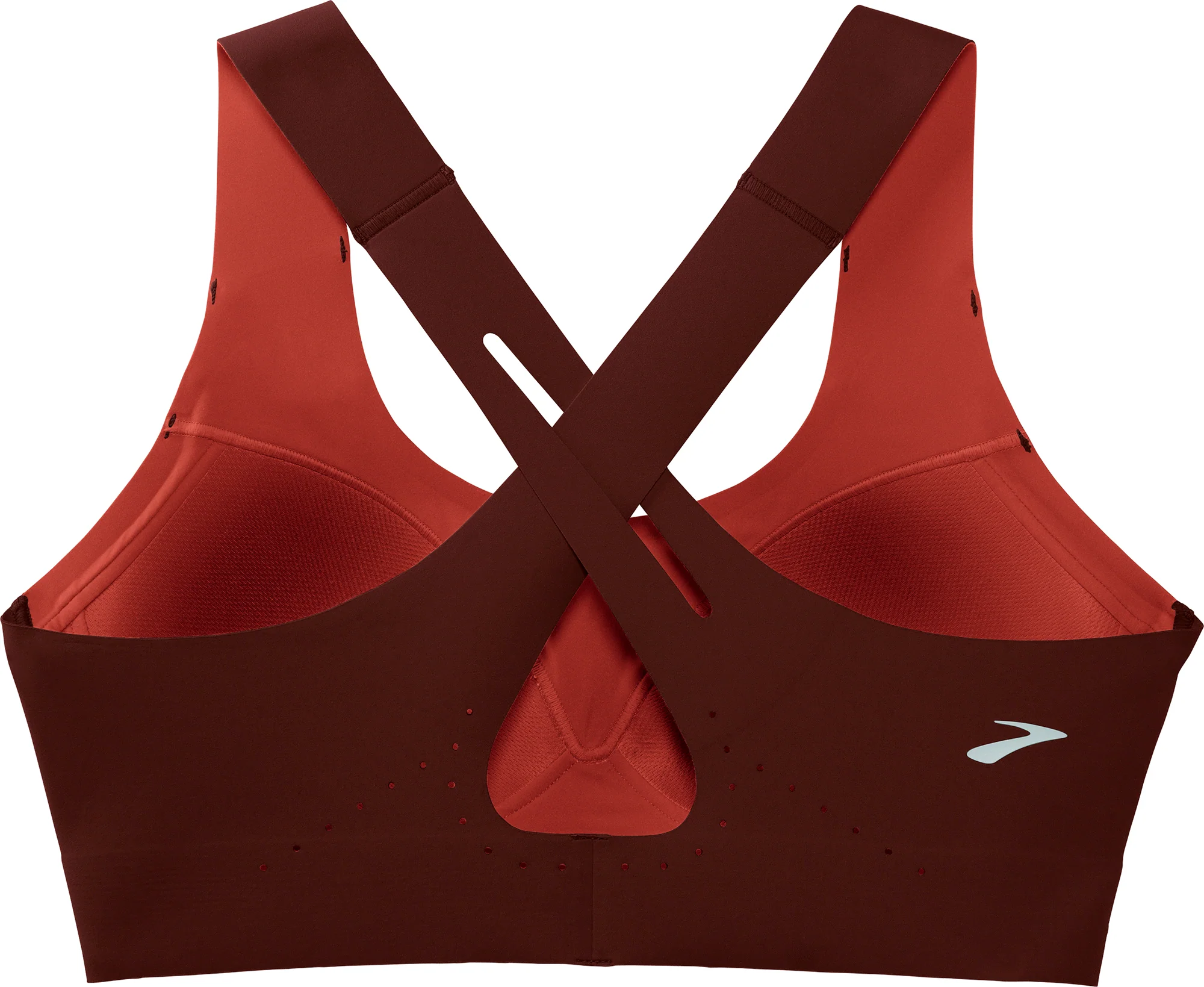 Brooks Dare Crossback 2.0 Womens Sports Bra - Red - Image 7