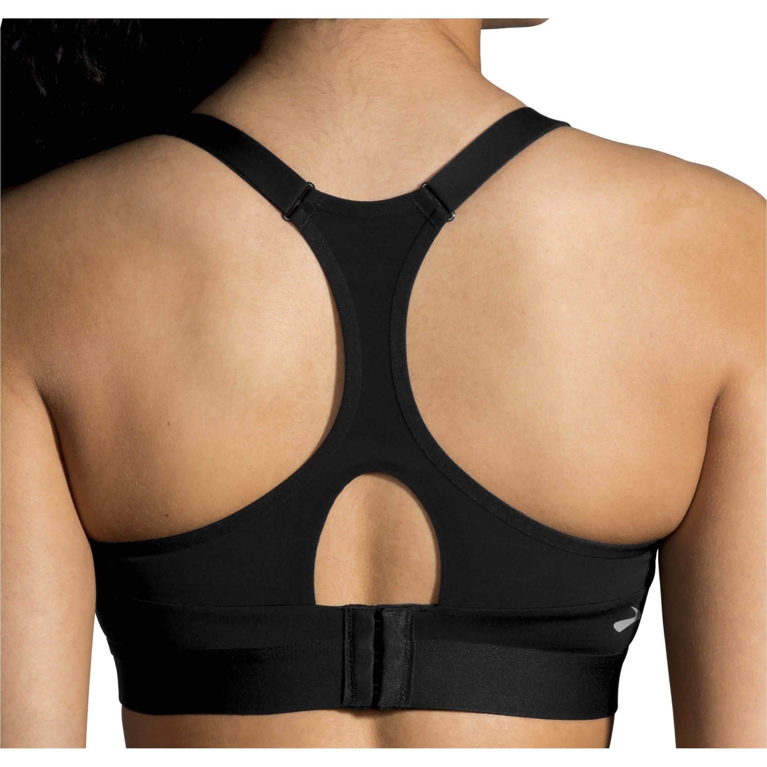 Brooks Dare Racerback Womens Sports Bra - Black - Image 2