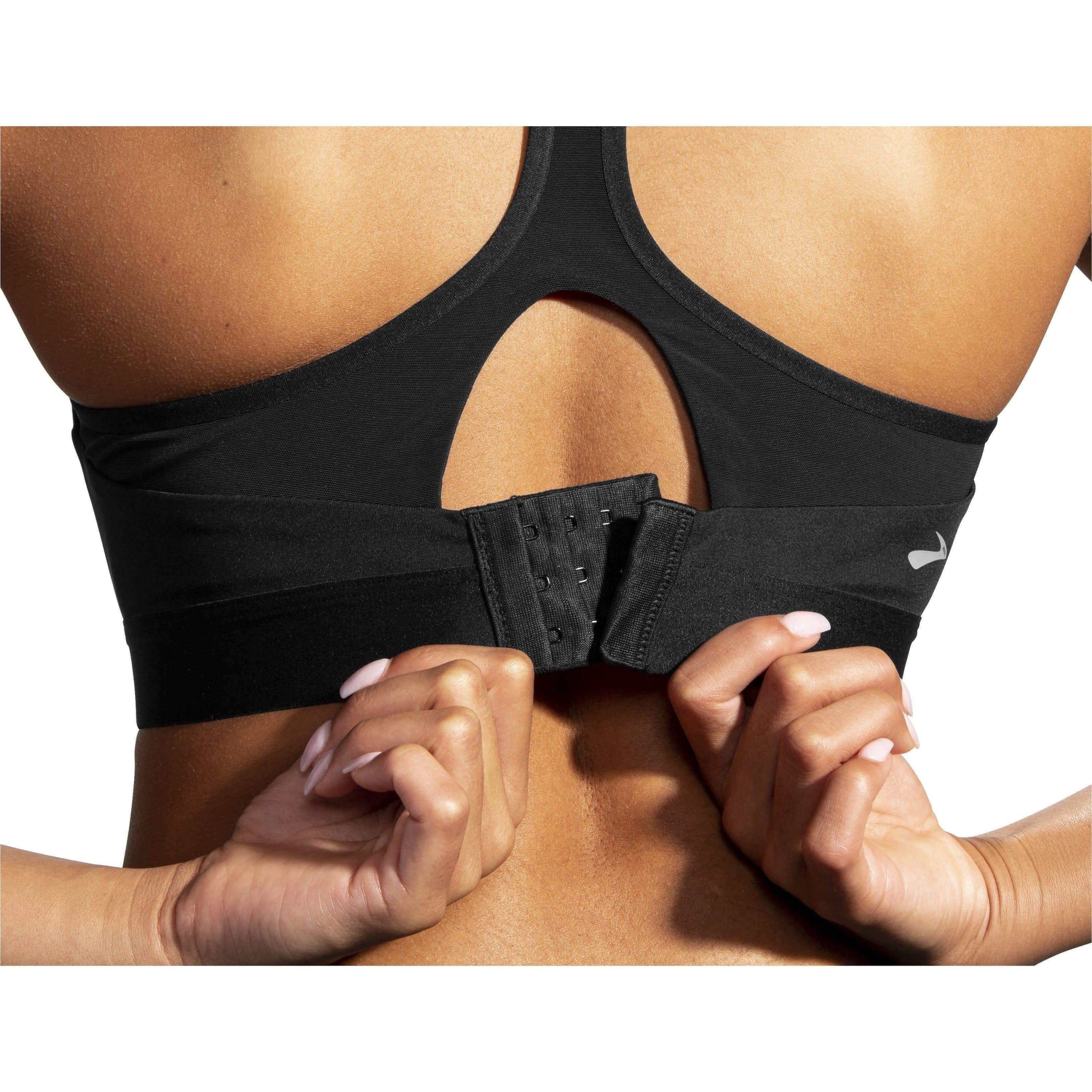 Brooks Dare Racerback Womens Sports Bra - Black - Image 4