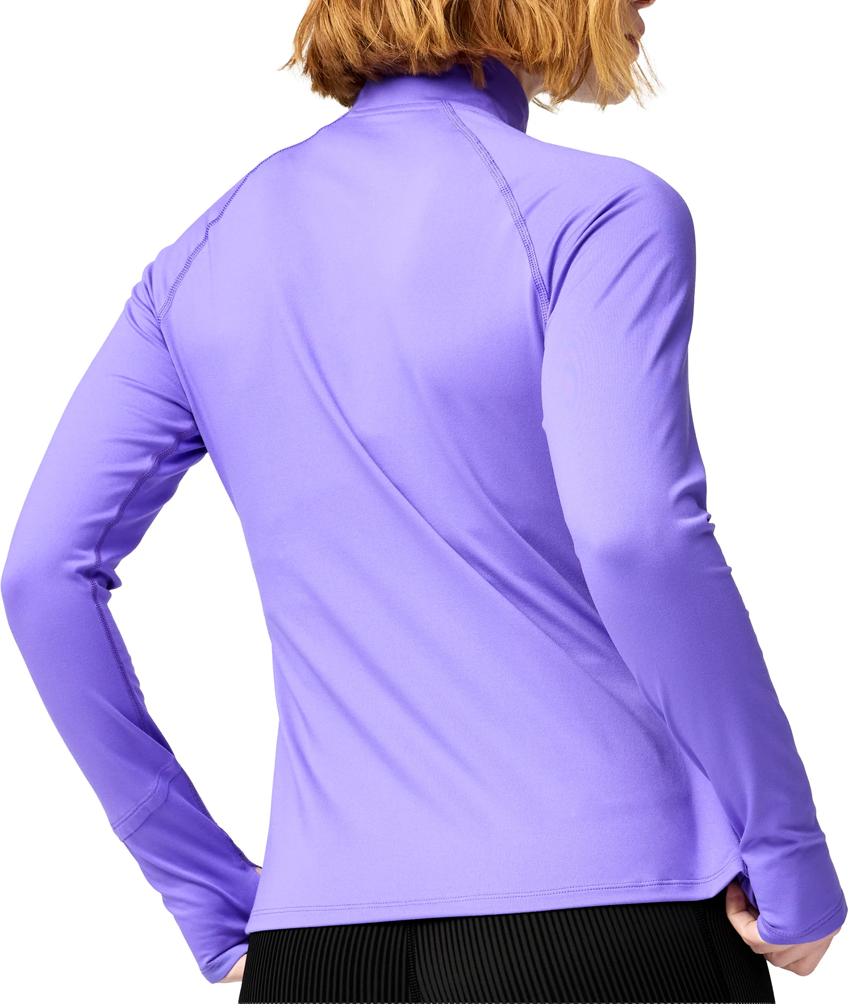 Brooks Dash 3.0 Half Zip Long Sleeve Womens Running Top - Purple - Image 2
