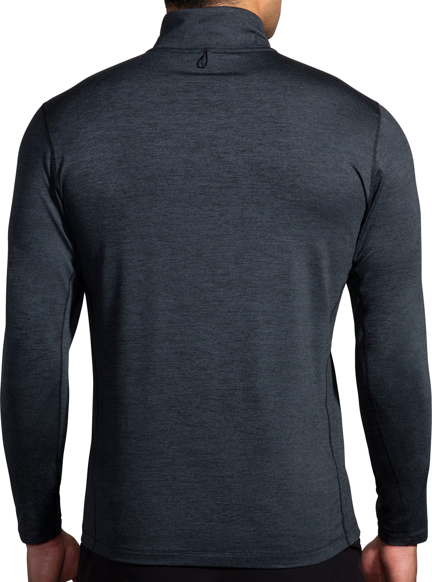 Brooks Dash Half Zip Long Sleeve Mens Running Top - Black - Image 2