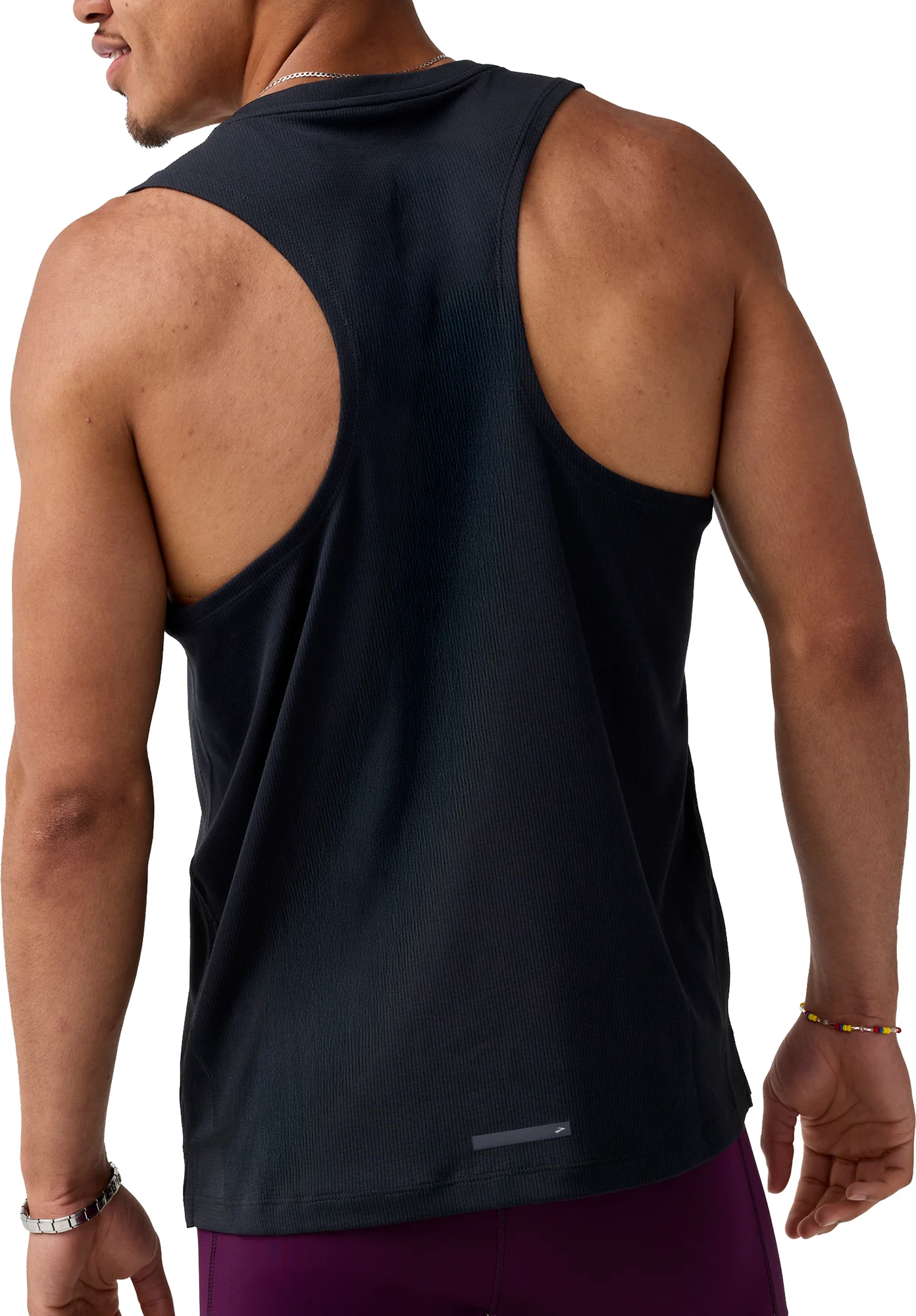 Brooks Dash Mens Running Vest - Black - Image 2