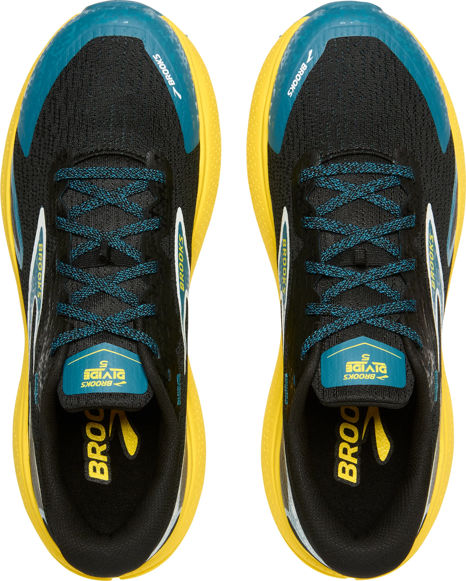 Brooks Divide 5 Mens Trail Running Shoes - Black - Image 4