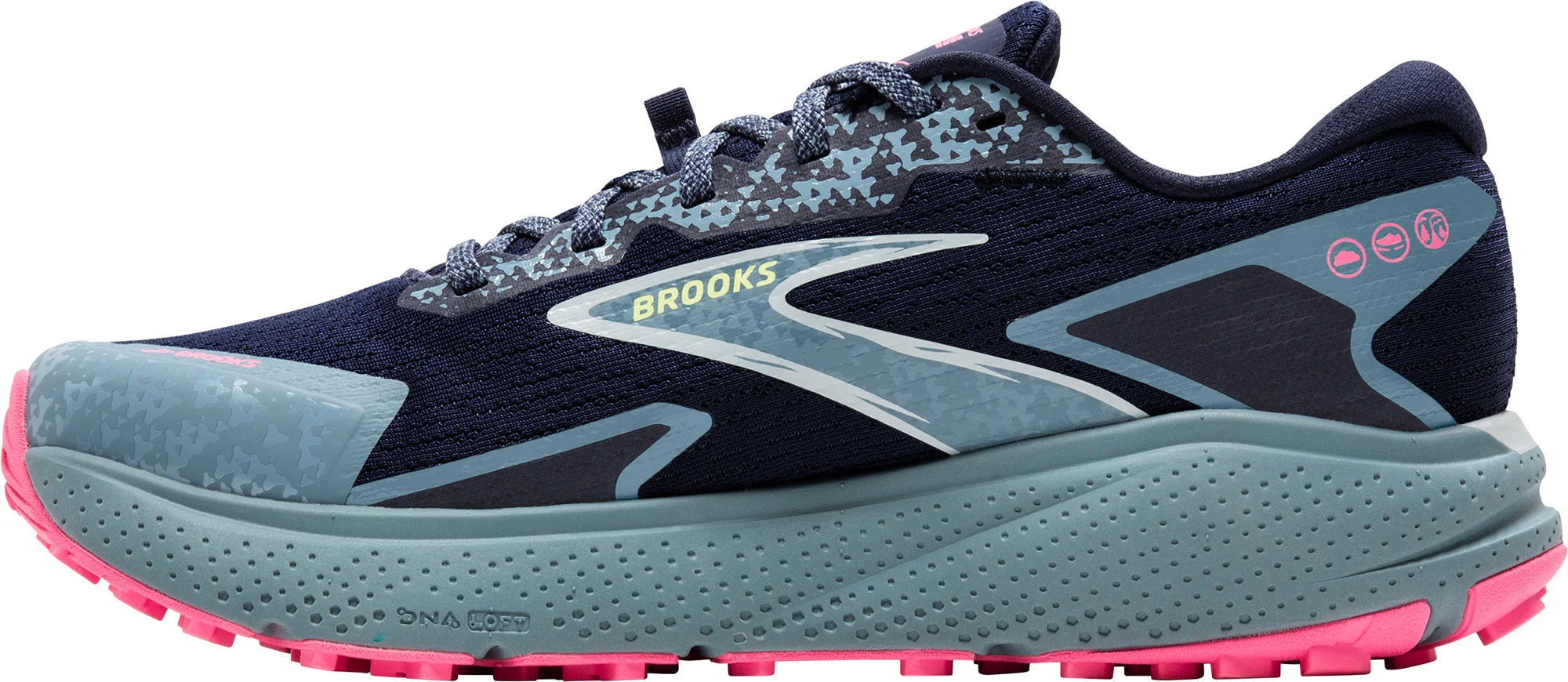 Brooks Divide 5 Womens Trail Running Shoes - Blue - Image 3
