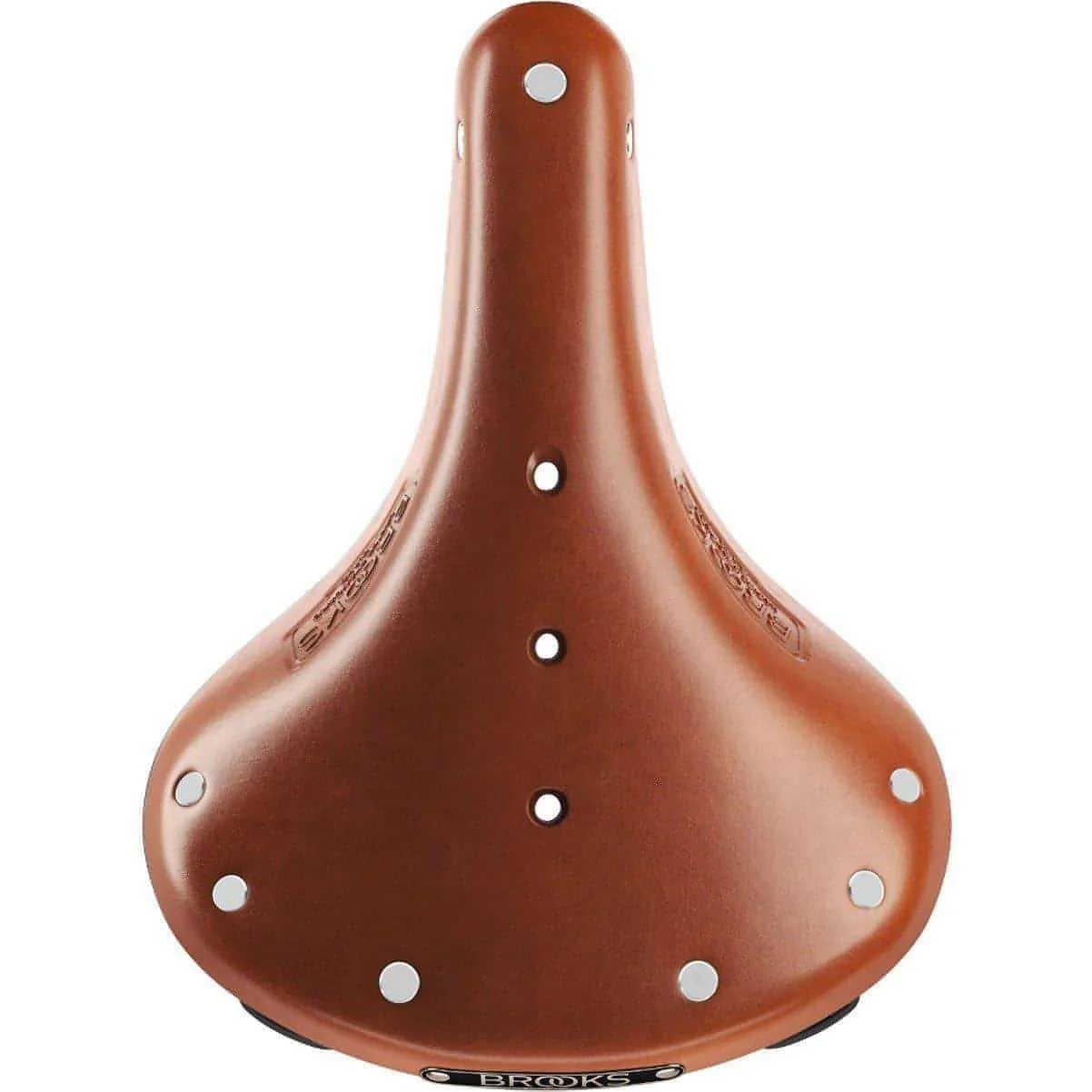Brooks England B17 Leather Womens Short Saddle - Brown - Image 2