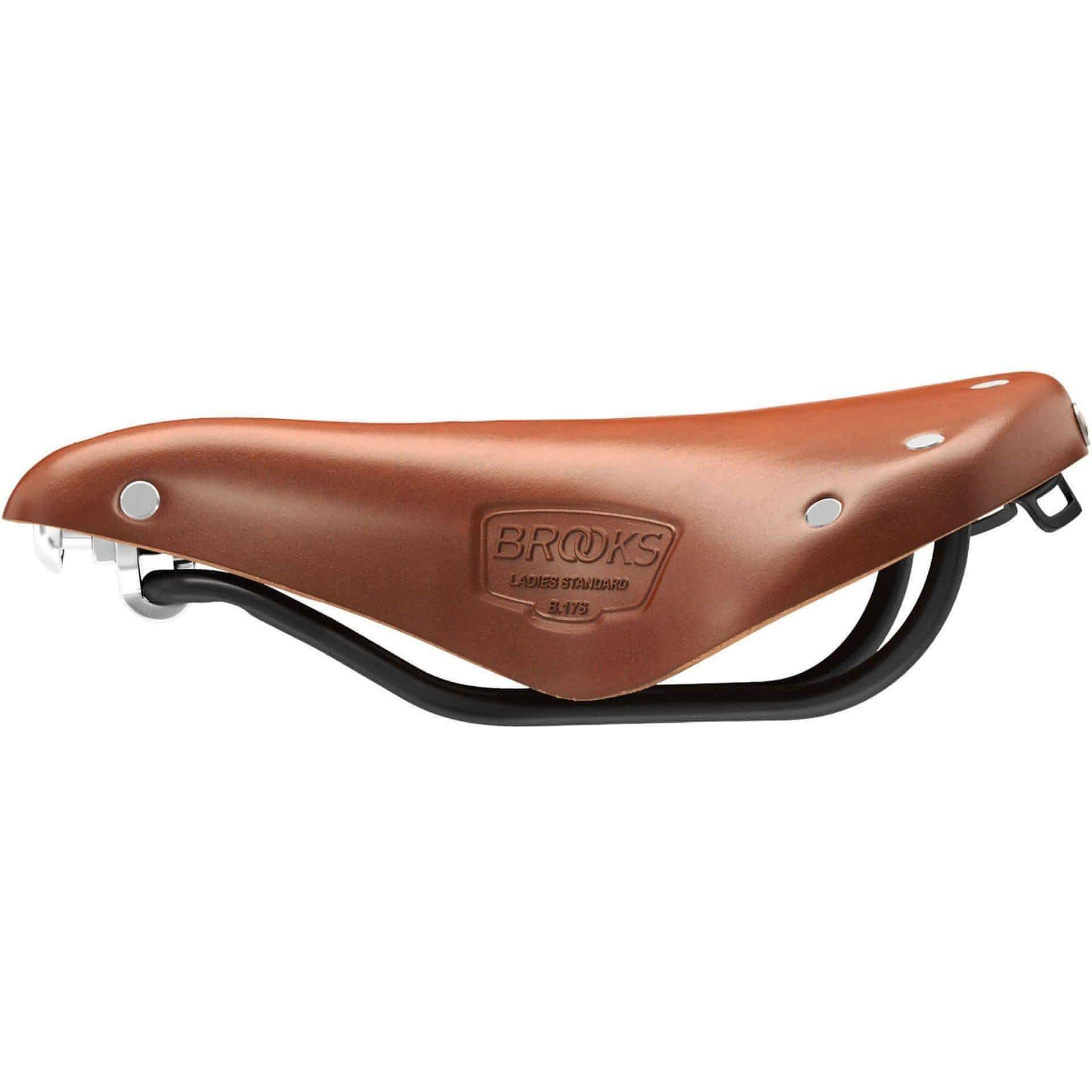 Brooks England B17 Leather Womens Short Saddle - Brown - Image 3