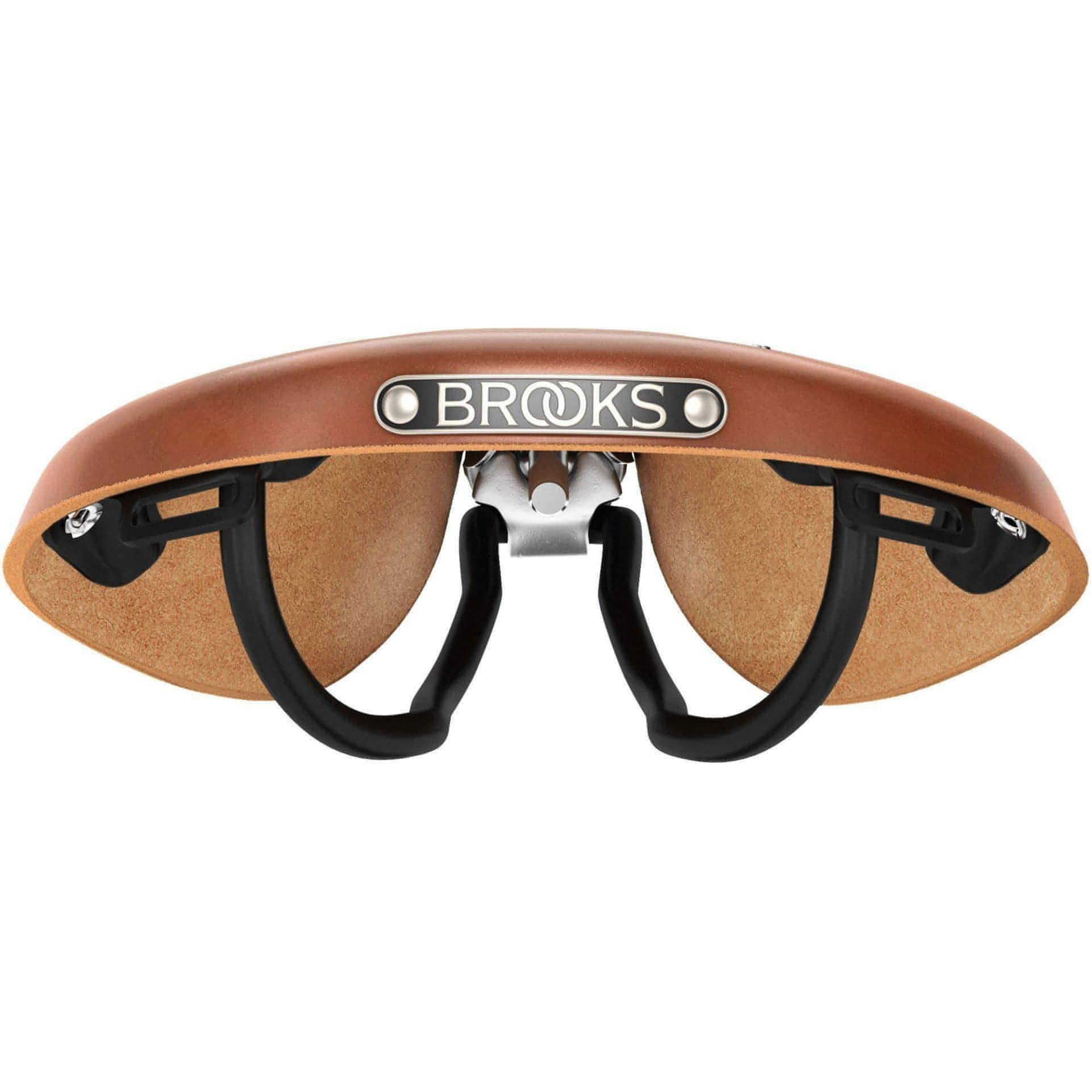 Brooks England B17 Leather Womens Short Saddle - Brown - Image 4