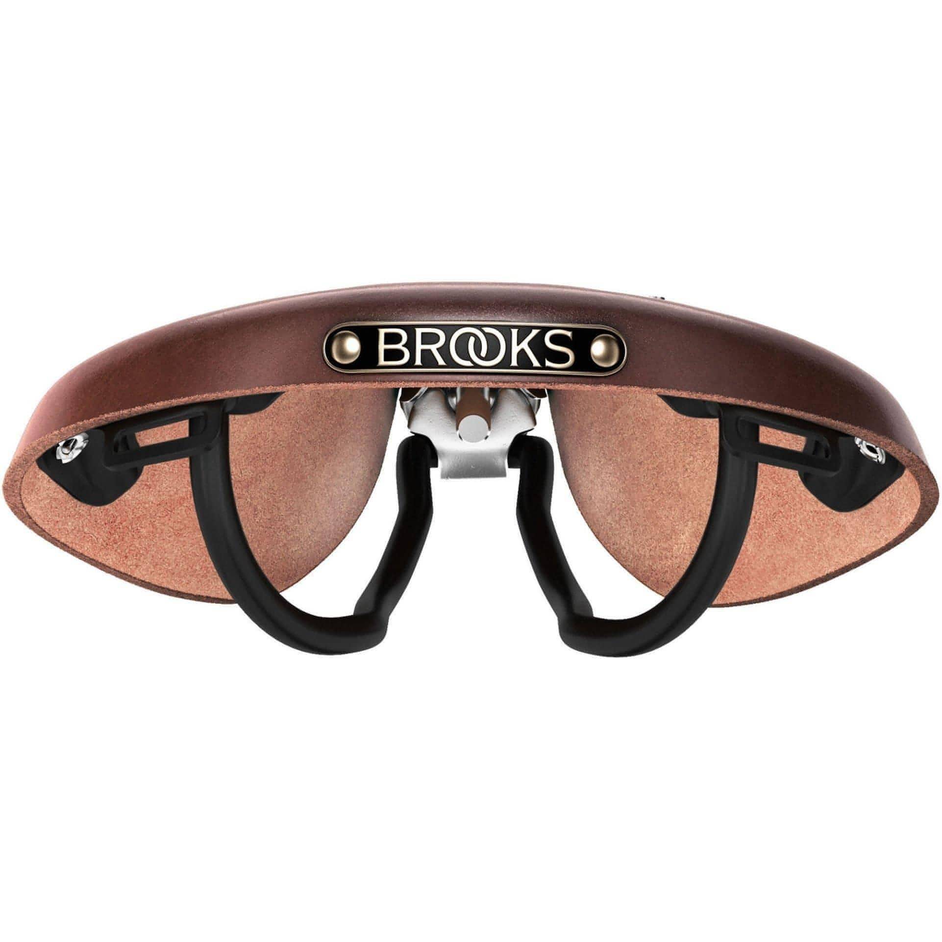 Brooks England B17 Leather Womens Short Saddle - Brown - Image 4