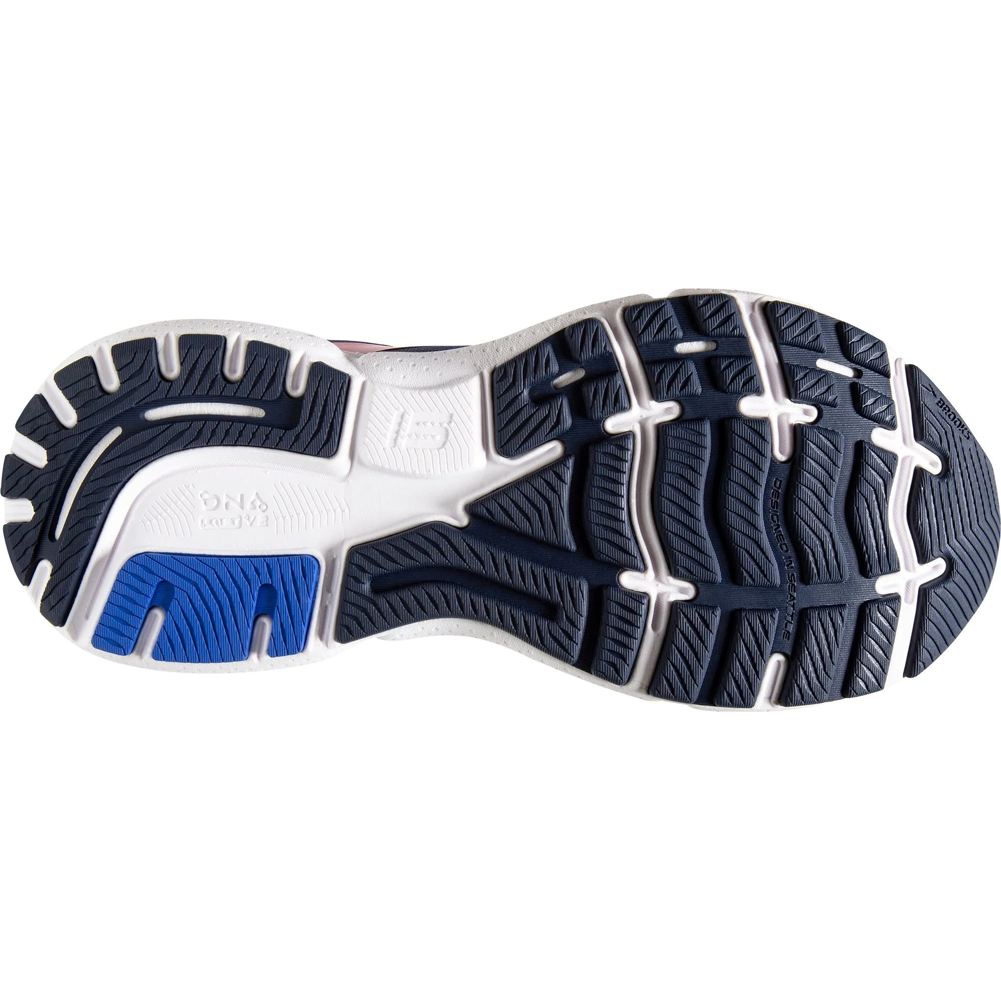 Brooks Ghost 15 GORE-TEX Womens Running Shoes - Navy - Image 2