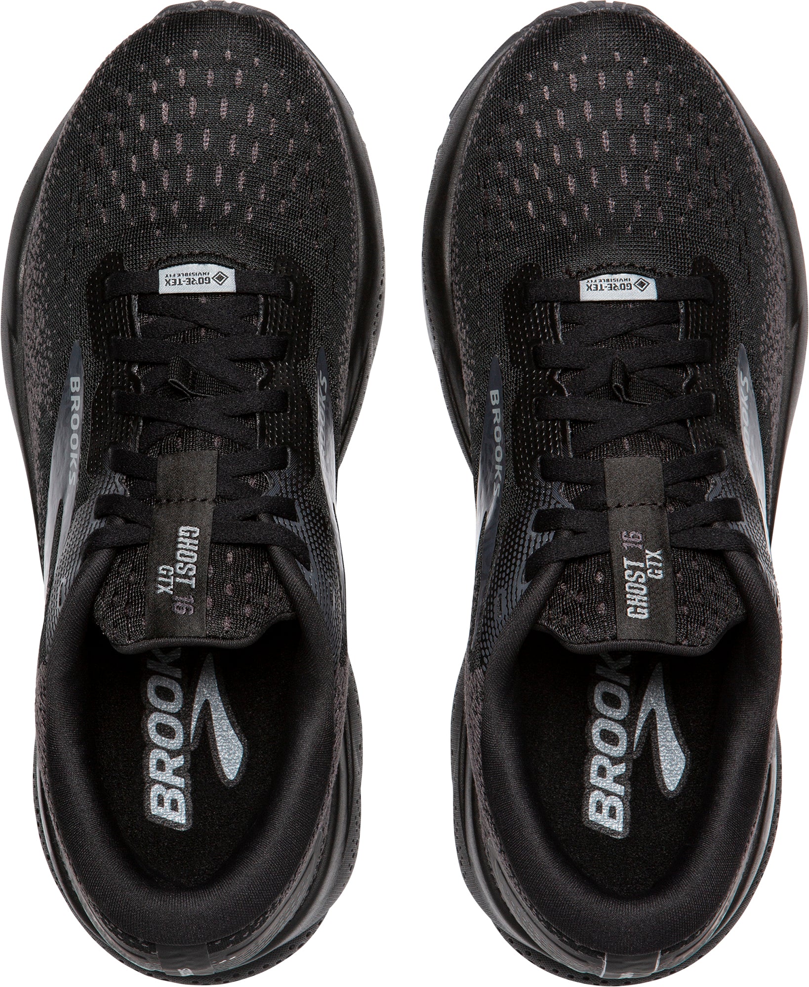 Brooks Ghost 16 GORE-TEX Mens Running Shoes - Black - Image 4