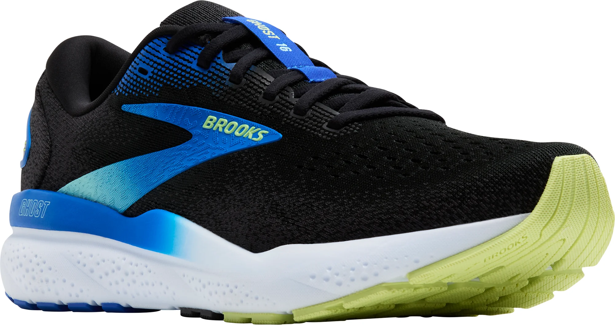 Brooks Ghost 16 Mens Running Shoes - Black - Image 6