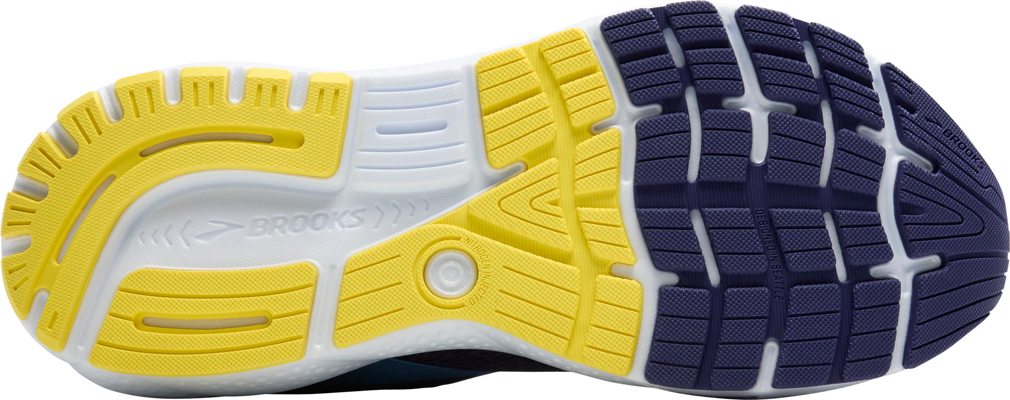 Brooks Ghost 16 Mens Running Shoes - Blue - Image 2