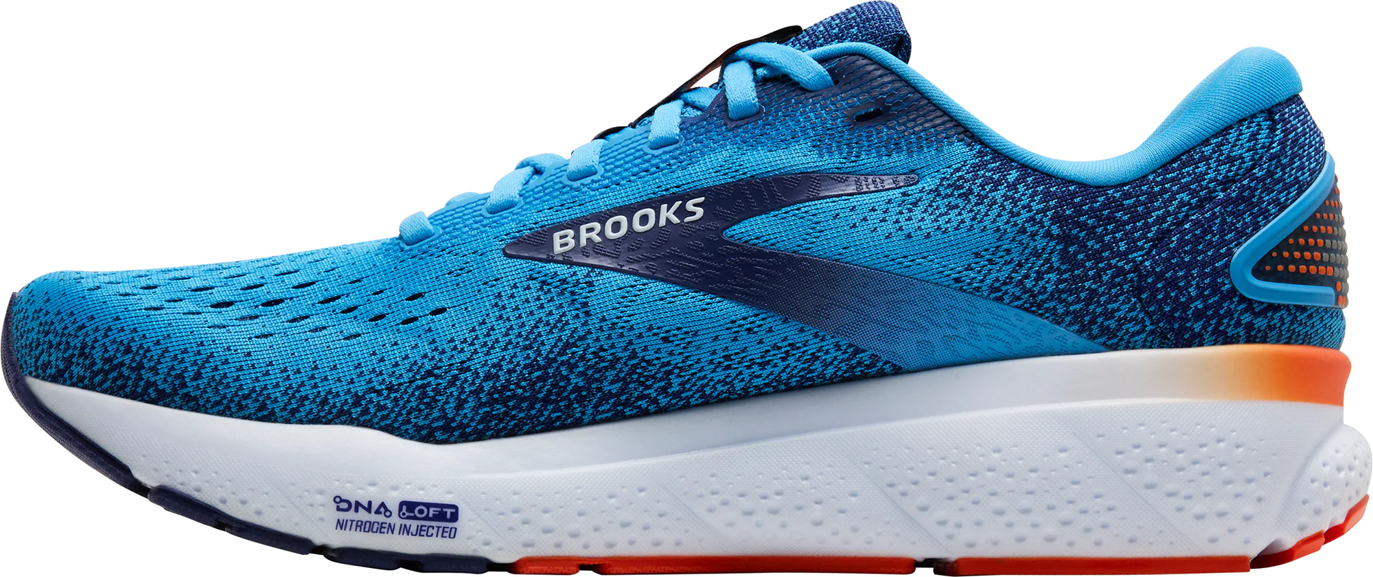 Brooks Ghost 16 Mens Running Shoes - Blue - Image 3