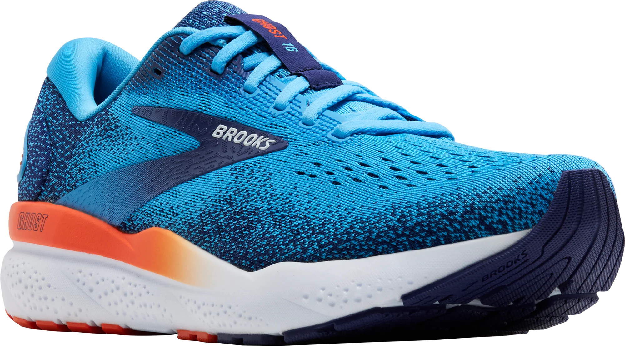 Brooks Ghost 16 Mens Running Shoes - Blue - Image 6