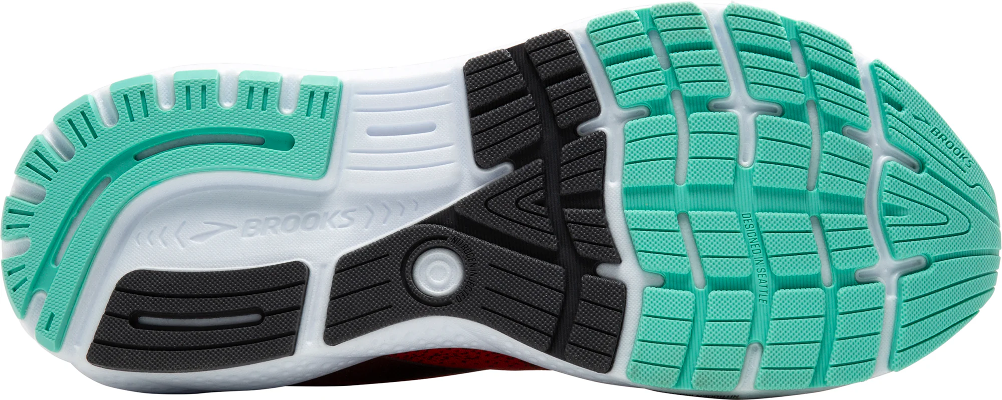 Brooks Ghost 16 Mens Running Shoes - Red - Image 2