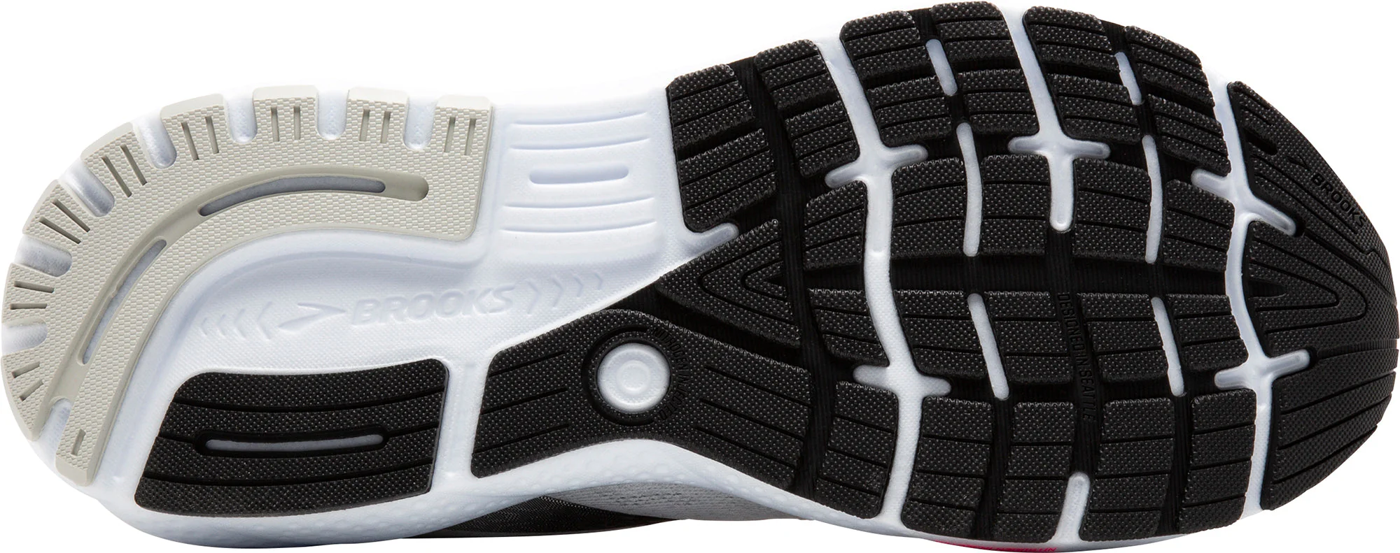 Brooks Ghost 16 Mens Running Shoes - White - Image 2