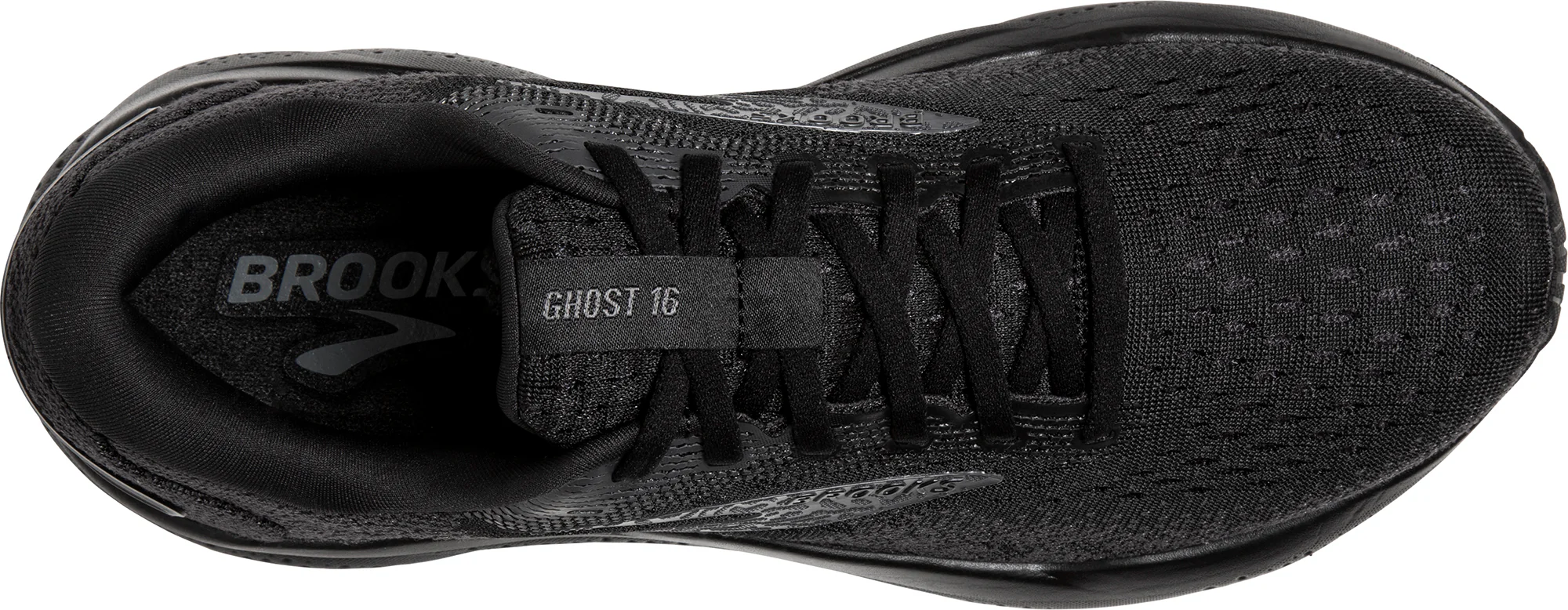 Brooks Ghost 16 NARROW FIT Mens Running Shoes - Black - Image 4