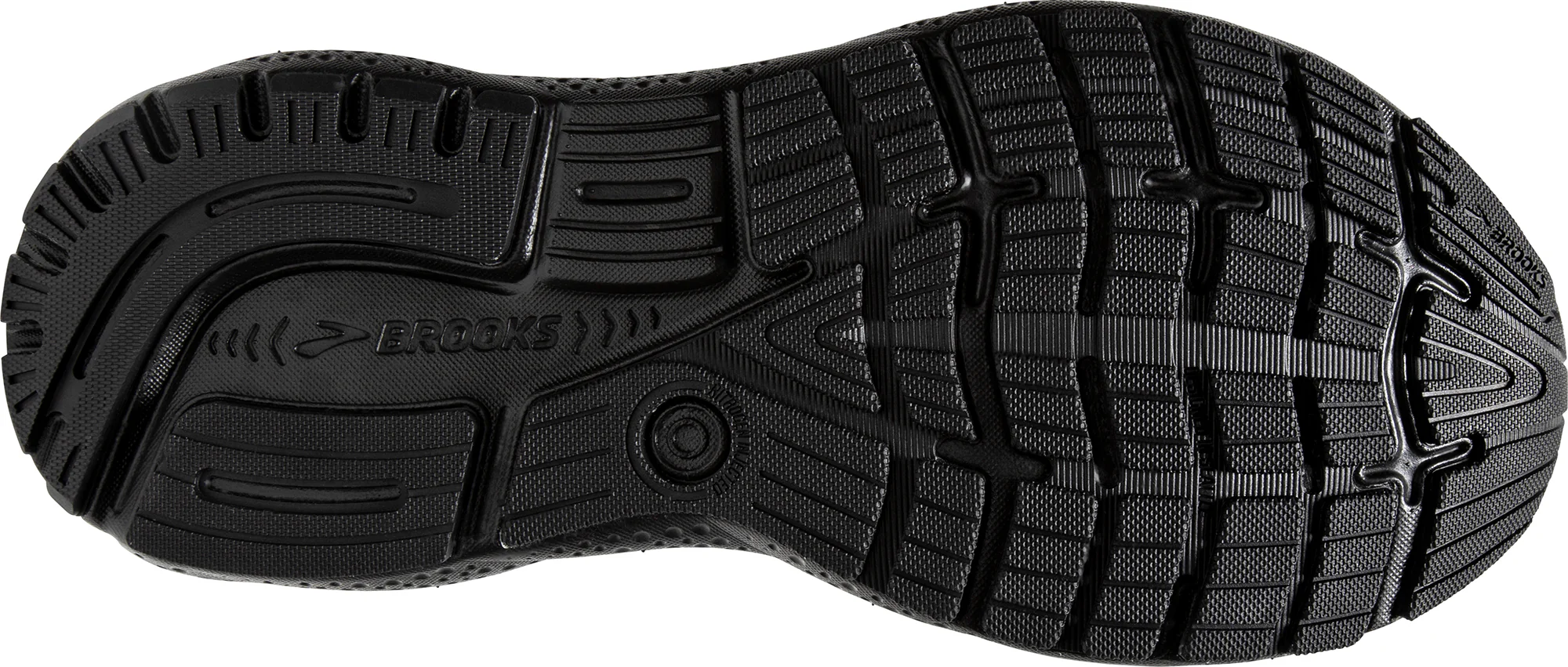 Brooks Ghost 16 WIDE FIT Womens Running Shoes - Black - Image 2