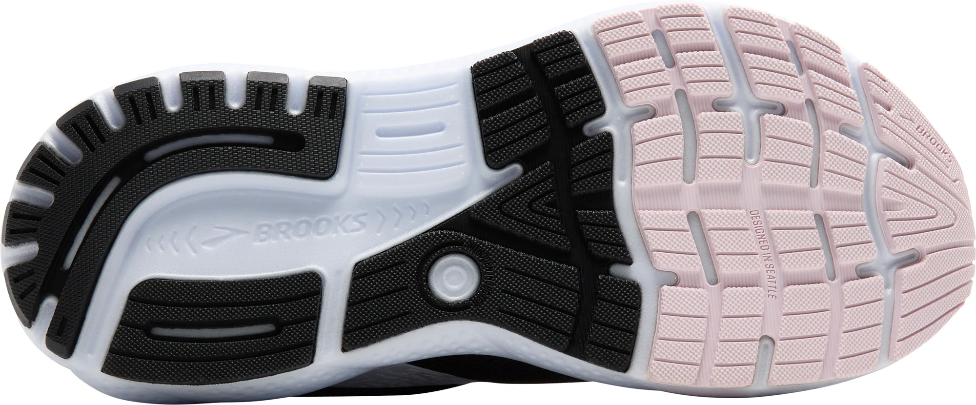 Brooks Ghost 16 Womens Running Shoes - Black - Image 2
