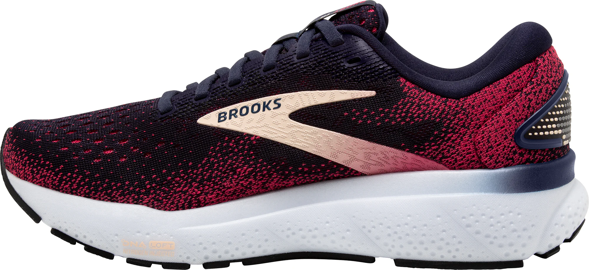 Brooks Ghost 16 Womens Running Shoes - Blue - Image 3