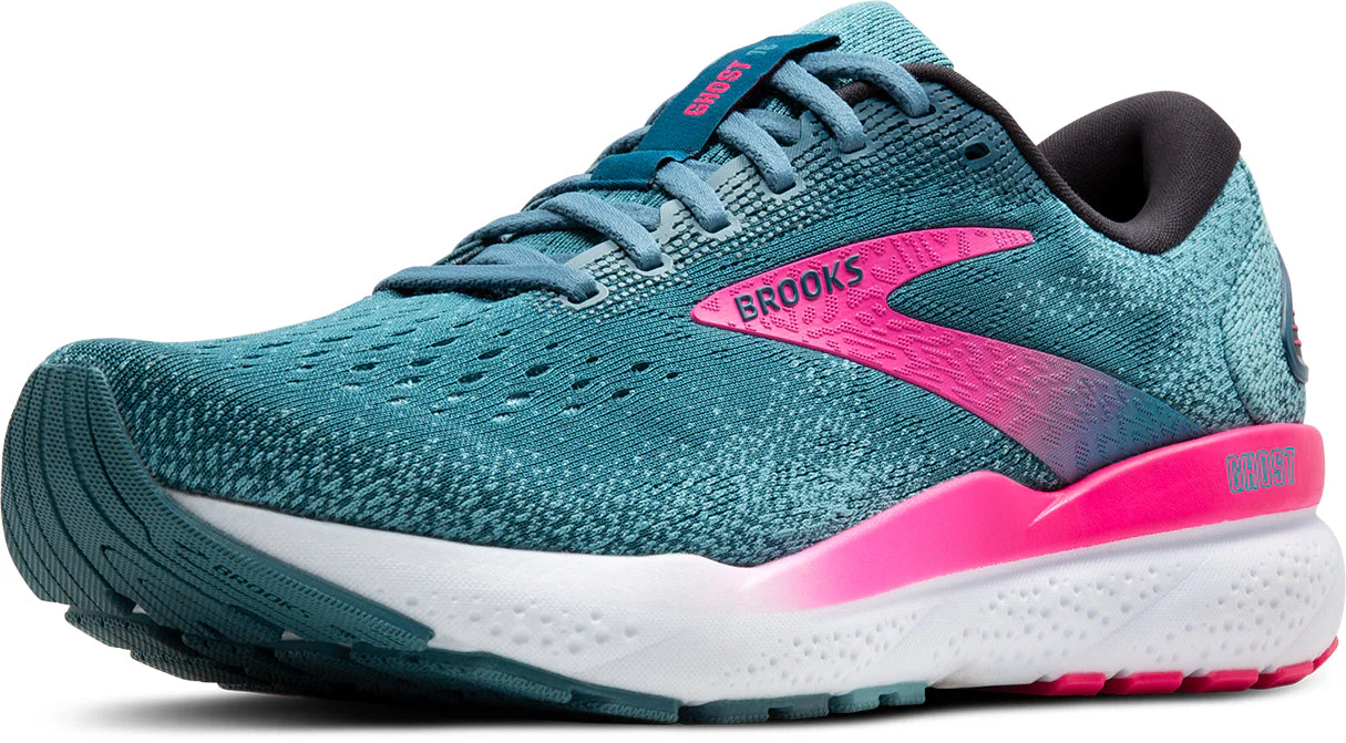 Brooks Ghost 16 Womens Running Shoes - Blue - Image 6