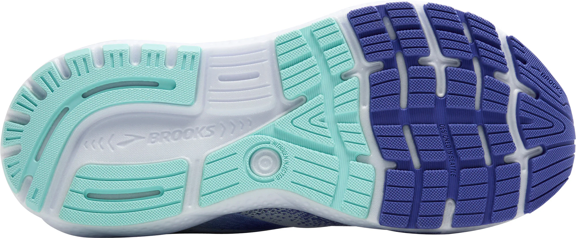 Brooks Ghost 16 Womens Running Shoes - White - Image 2