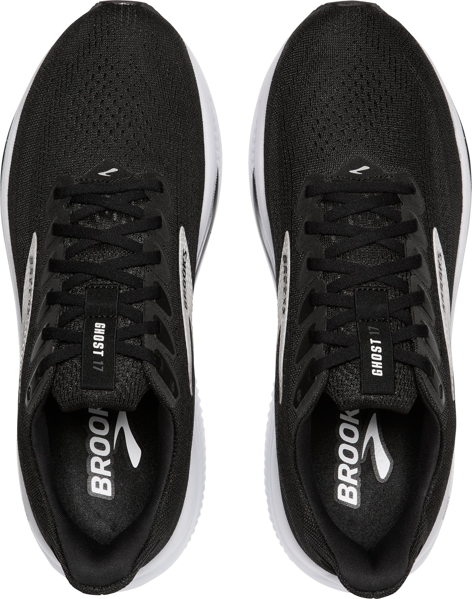 Brooks Ghost 17 Mens Running Shoes - Black - Image 4