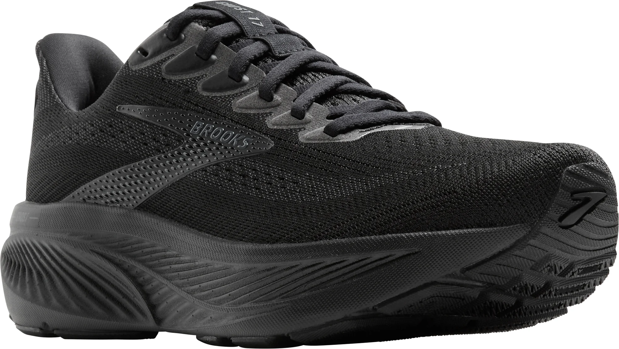 Brooks Ghost 17 Mens Running Shoes - Black - Image 6