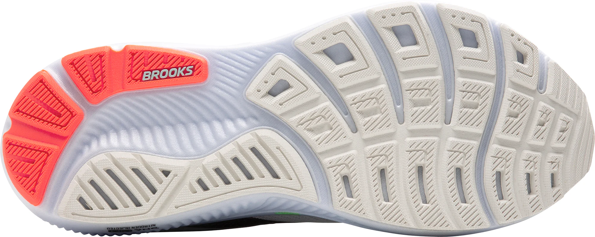 Brooks Ghost 17 Mens Running Shoes - White - Image 2
