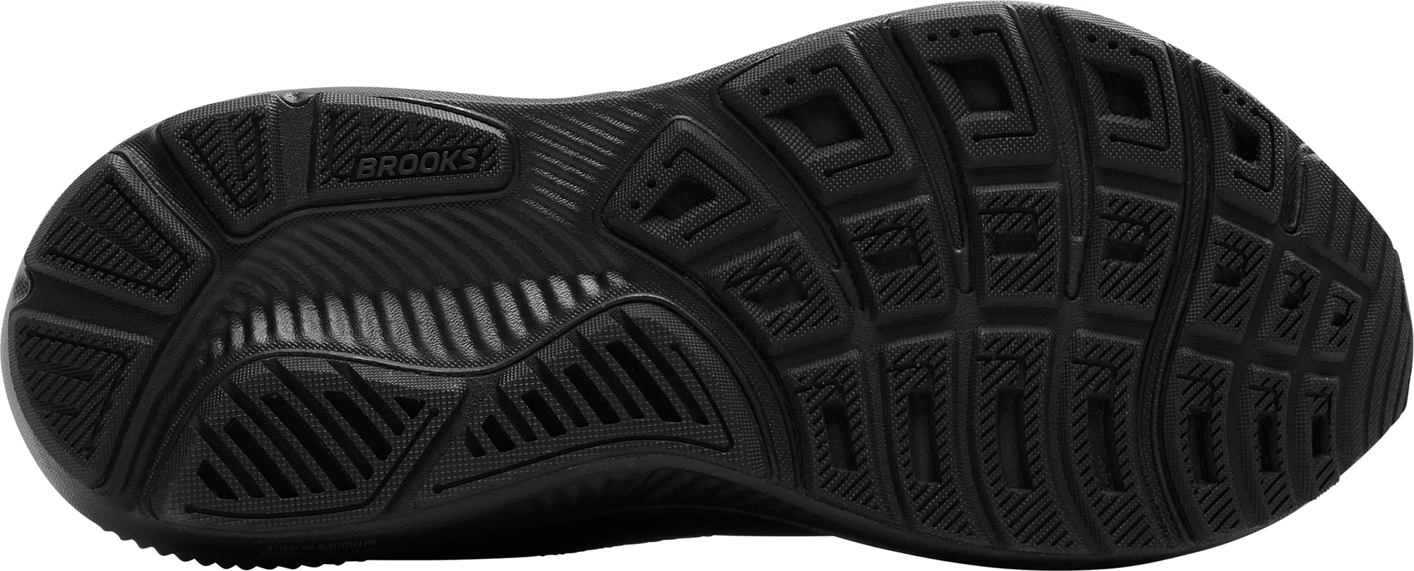 Brooks Ghost 17 WIDE FIT (2E) Mens Running Shoes - Black - Image 2