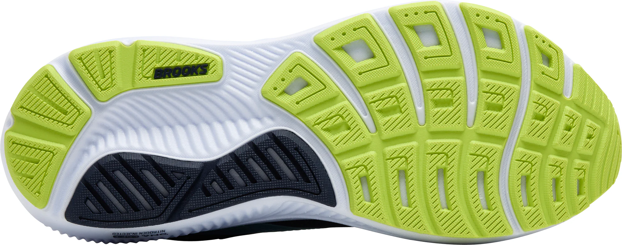 Brooks Ghost 17 WIDE FIT (2E) Mens Running Shoes - Blue - Image 2