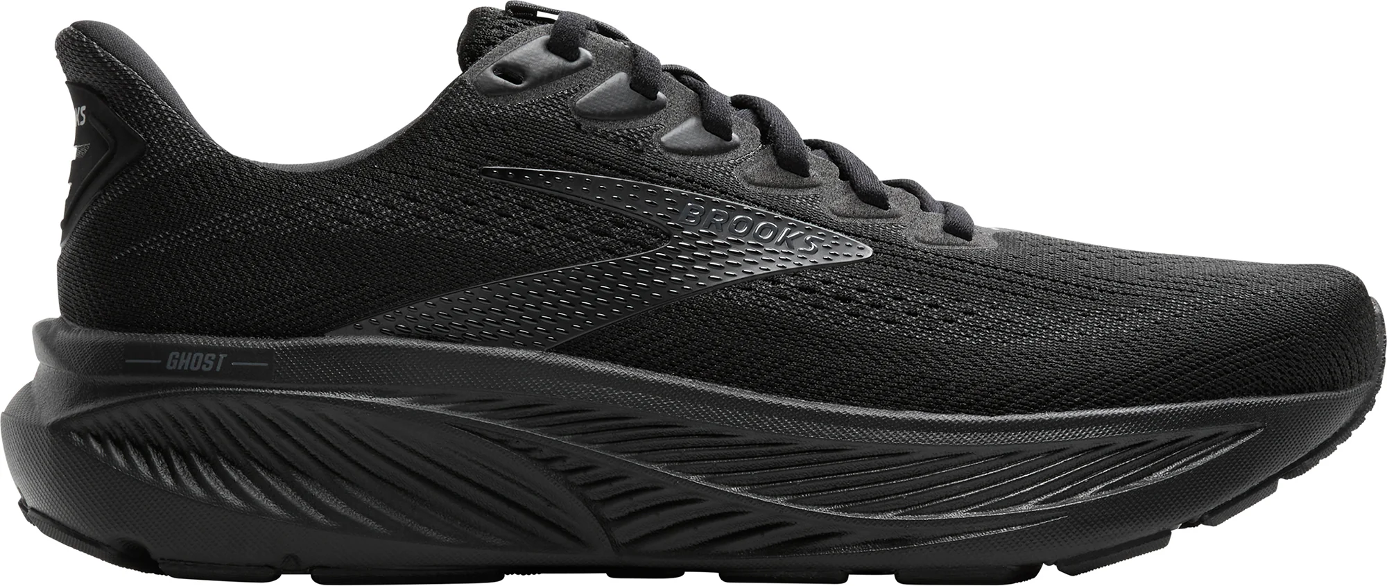 Brooks Ghost 17 WIDE FIT Womens Running Shoes - Black